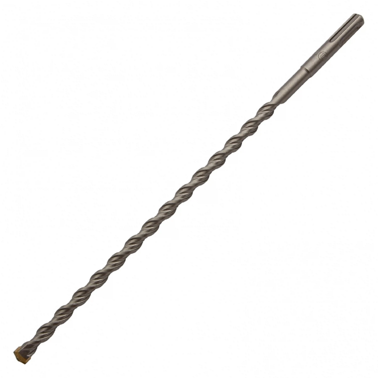 Изображение товара Бур по бетону, двойная спираль, Cobalt W-tip, 10x310 мм, SDS PLUS, Denzel 705019