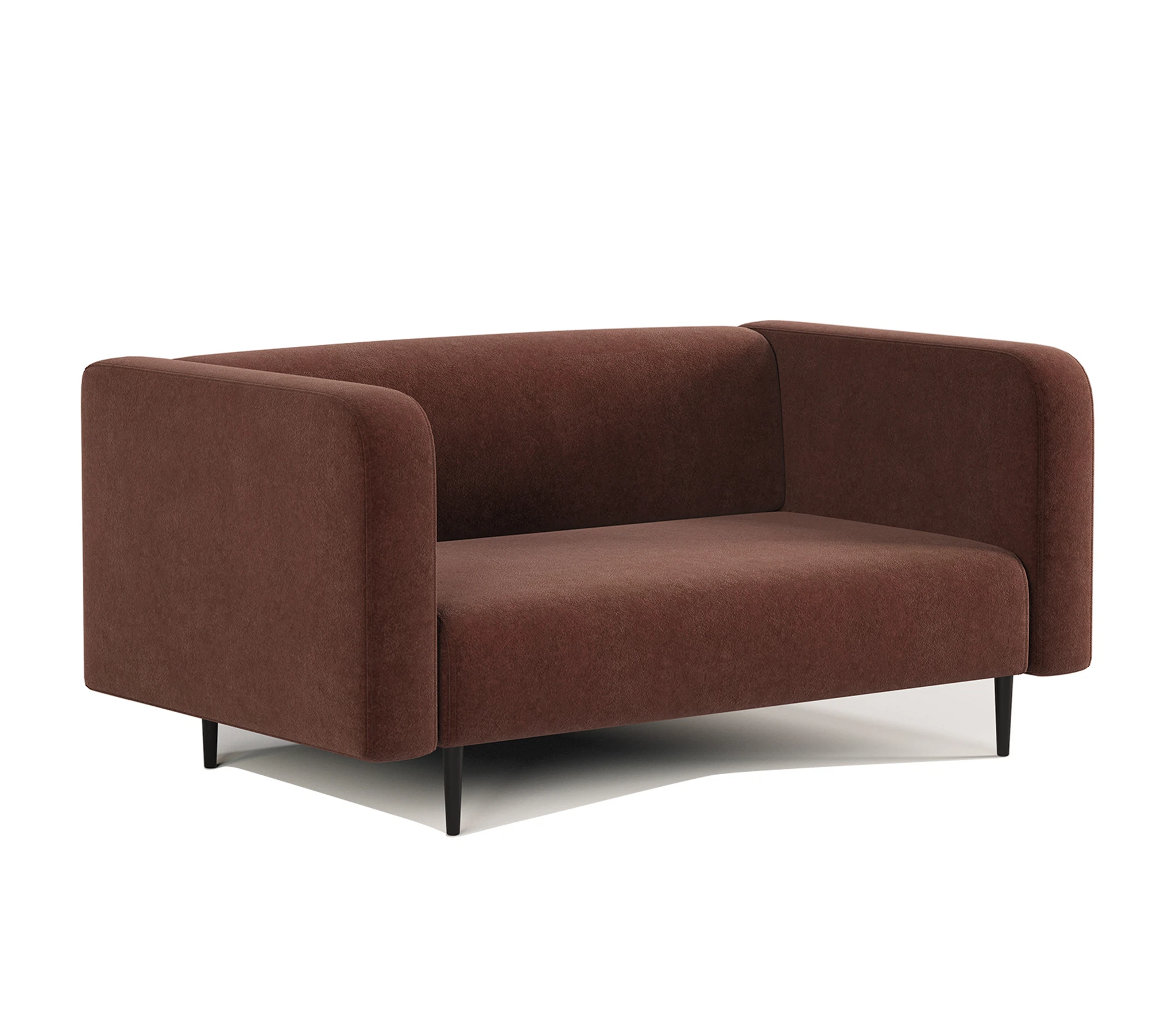 Изображение товара Диван офисный Акцент велюр Дрим шоколад классический стиль надежный