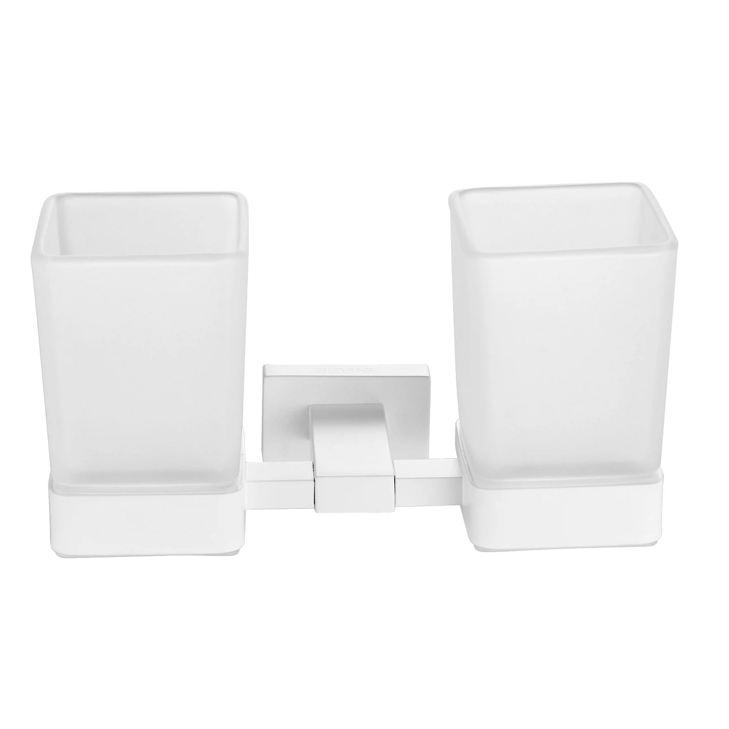 Изображение товара Стакан для ванной комнаты двойной Shevanik SG5622C, белый