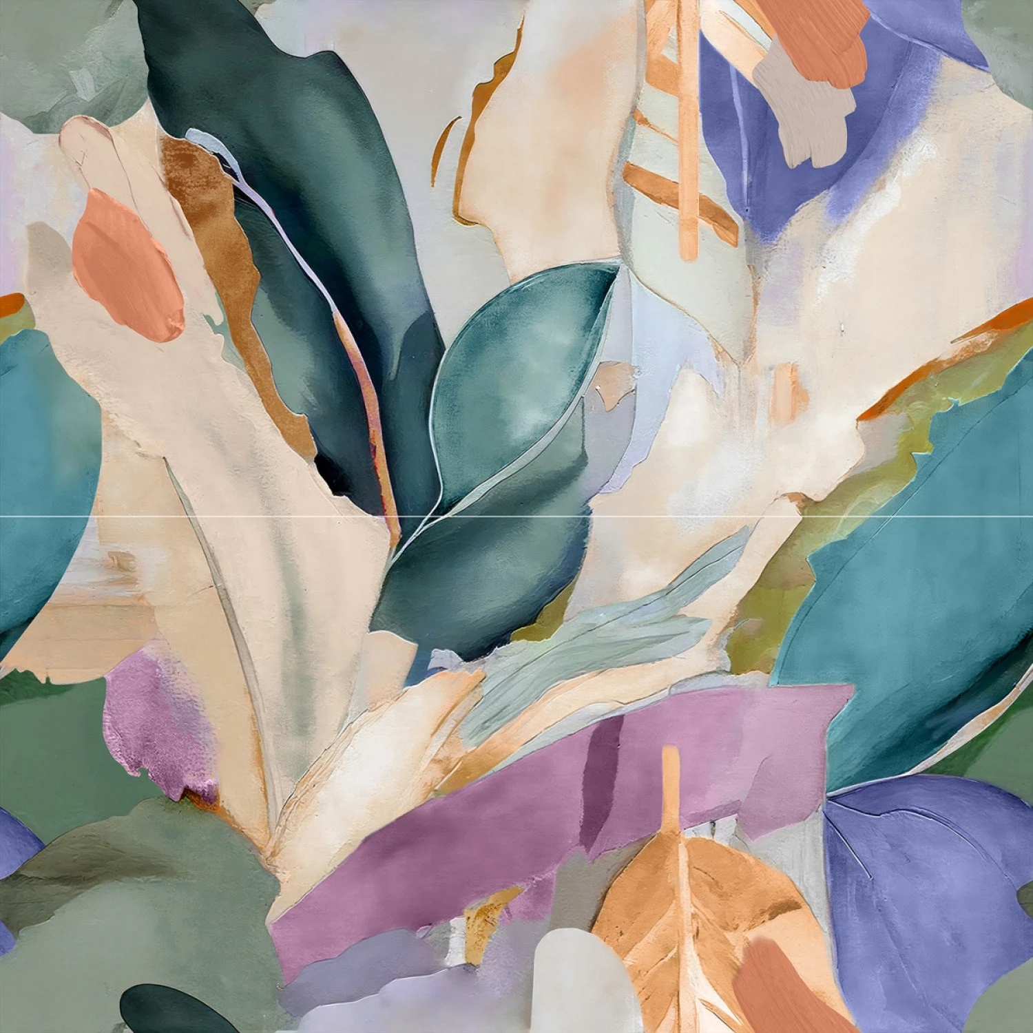 Изображение товара Панно керамическое LAPARET Ice 80x80см, многоцветное