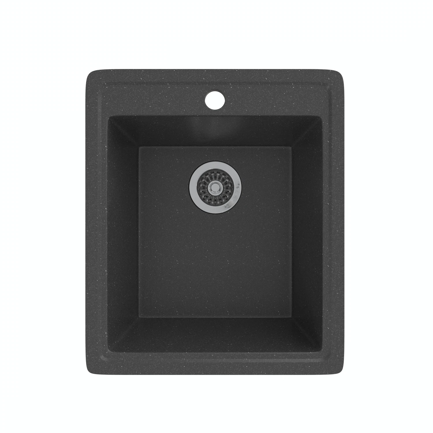 Изображение товара Мойка ML-GMS18 СТАНДАРТ прямоугольная, черный (308), 410*470*190мм