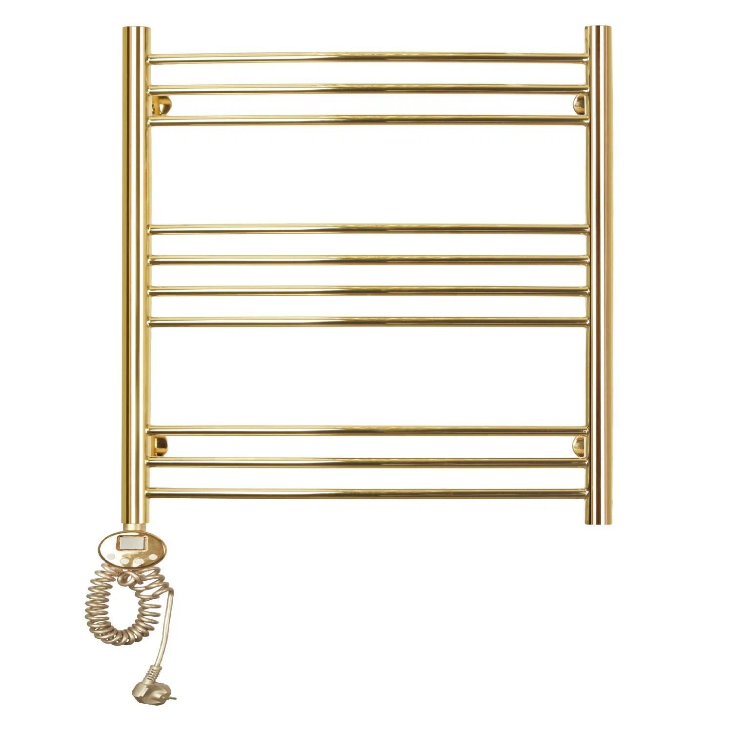 Изображение товара Электрический полотенцесушитель Калипсо П10 500x800 из нержавеющей стали золото