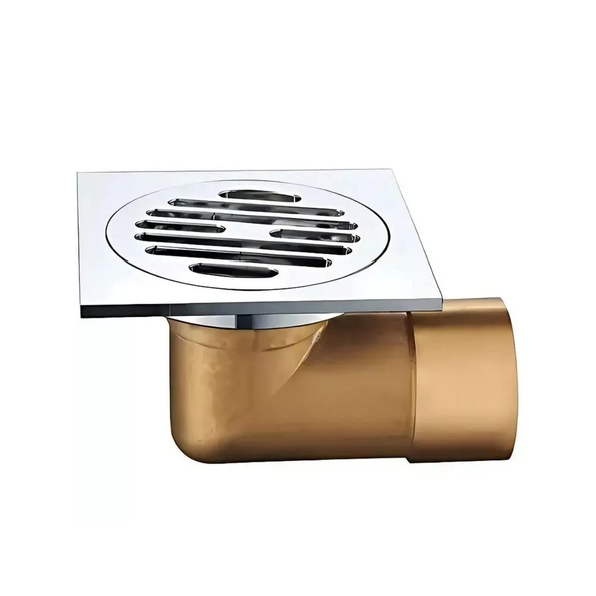 Изображение товара Душевой трап Raglo R605.10 хром квадратный 10x10 см с сухим затвором