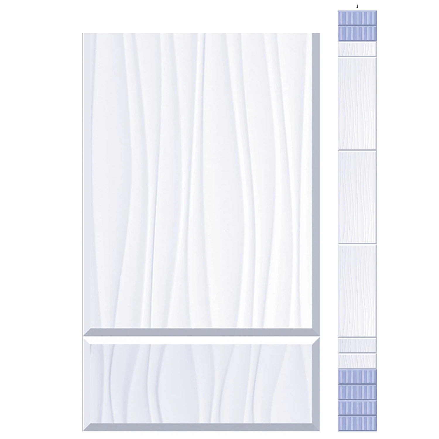 Изображение товара Панель ПВХ Unique Ирис фон 1 шт