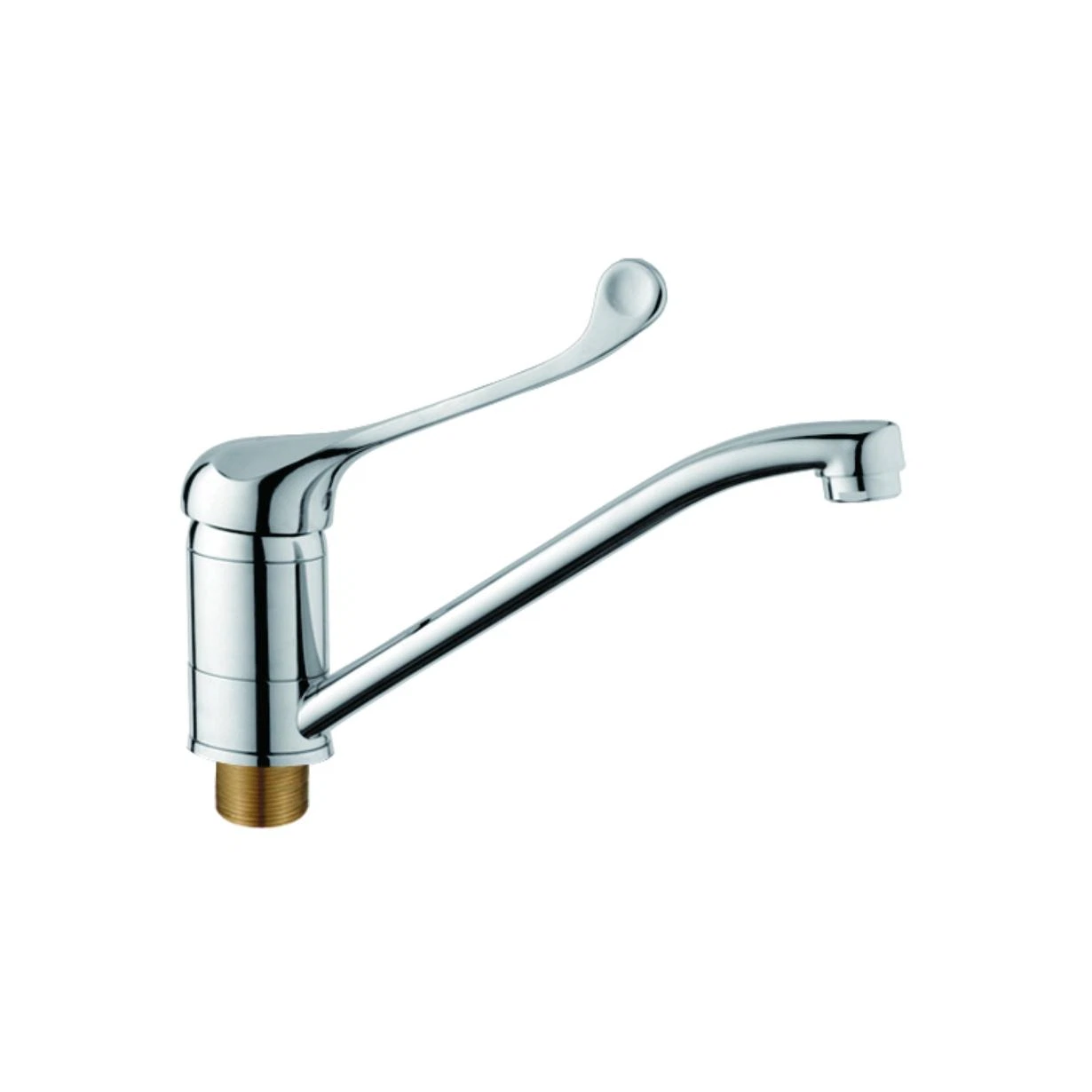 Изображение товара Смеситель для кухни с хирургической ручкой D-Lin D153427, хром