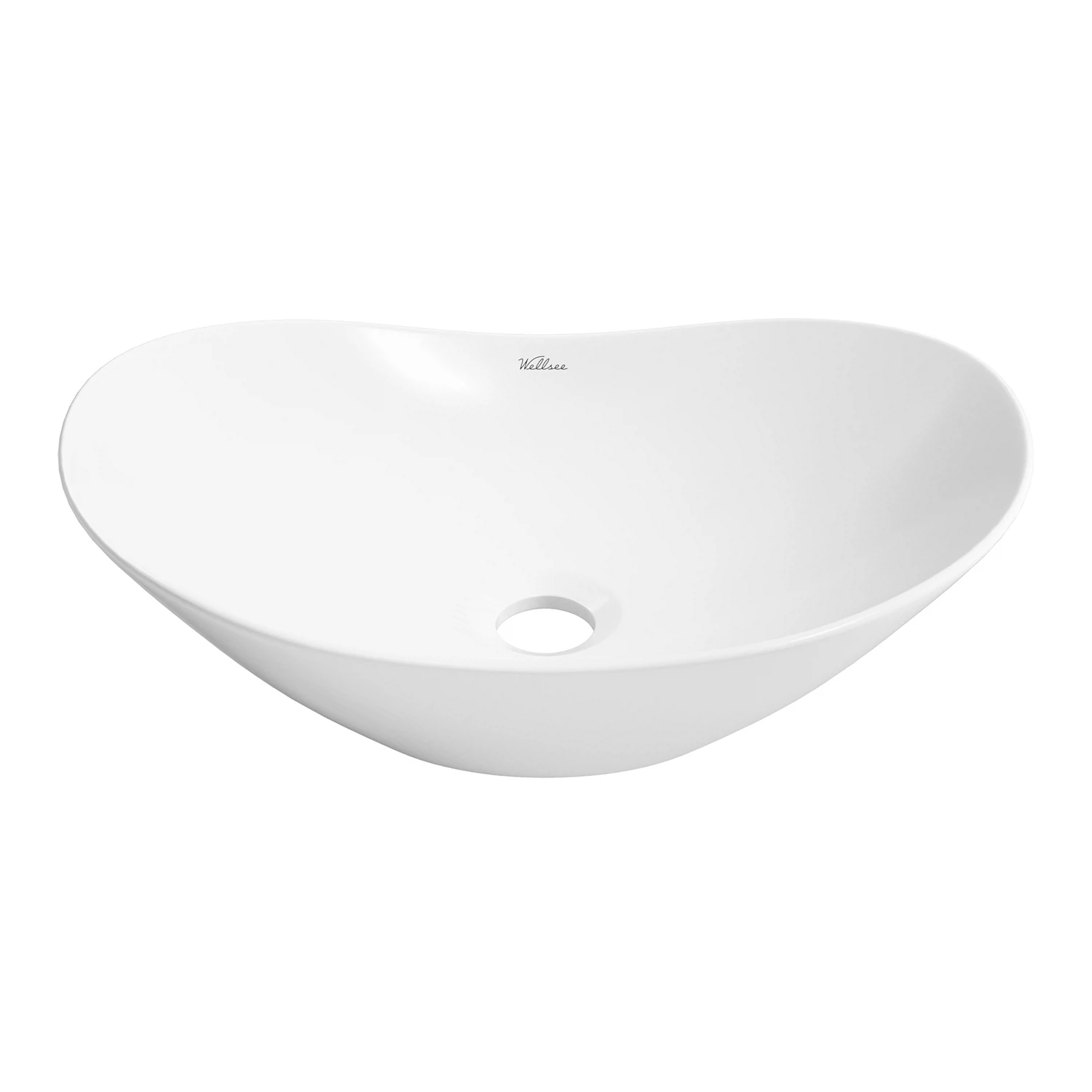 Изображение товара Накладная раковина Wellsee Carefree Dove, 44*29 см, 332901000