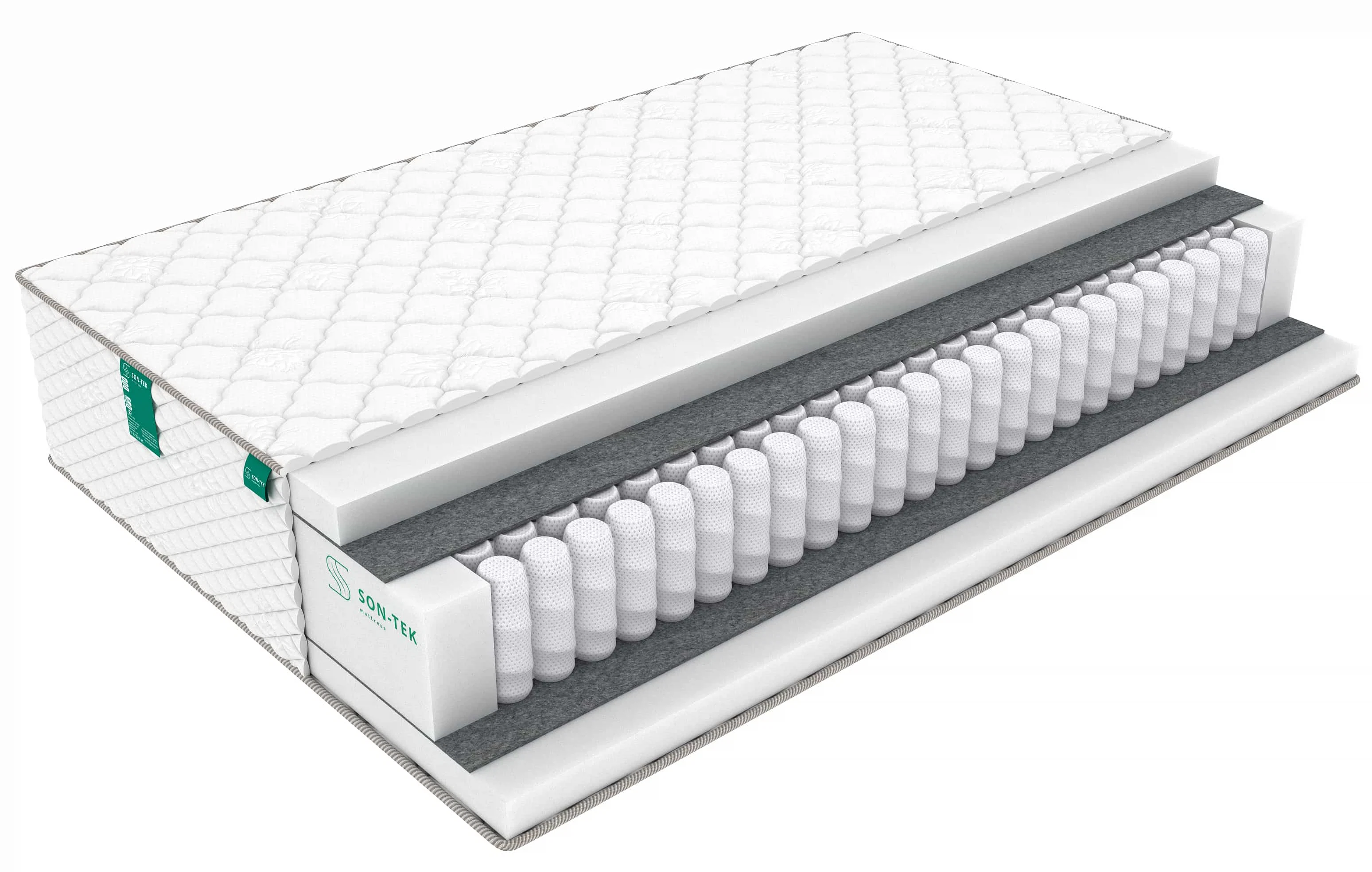 Изображение товара Матрас Sleeptek PremierBIG Foam5 Double 90х200 см с независимым пружинным блоком