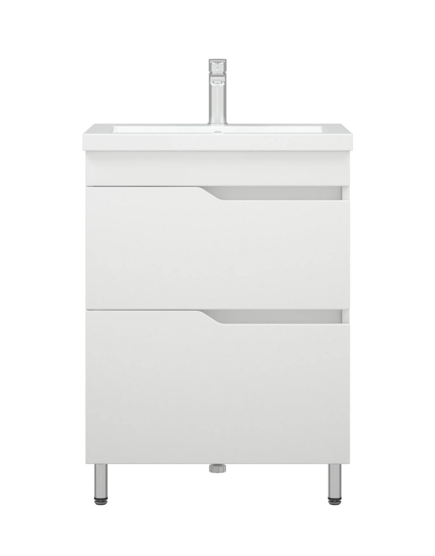 Изображение товара Тумба напольная для ванной комнаты Теона 60 Z2 белая COROZO