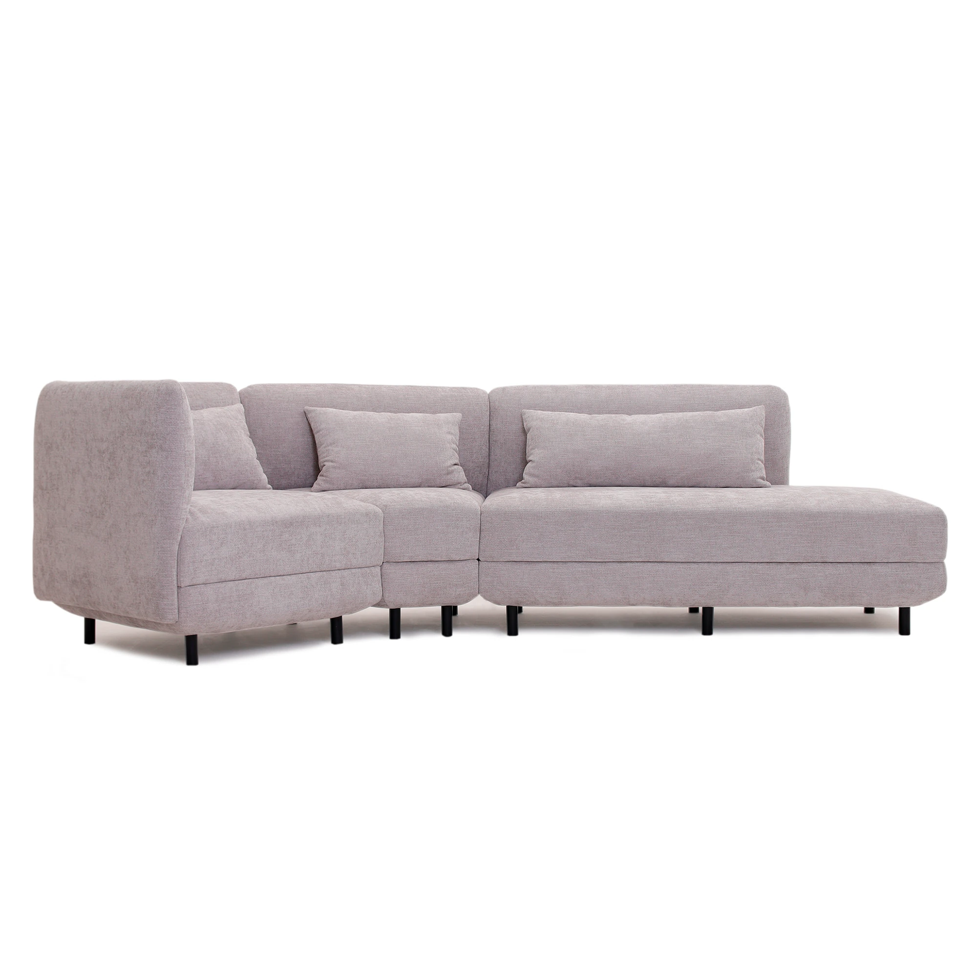 Изображение товара Диван модульный NRAVA Lois 3000х1030х860 левый Beauty Silver