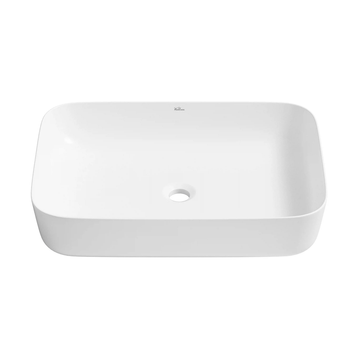 Изображение товара Накладная раковина Wellsee Preen 60x42 см для ванной белая