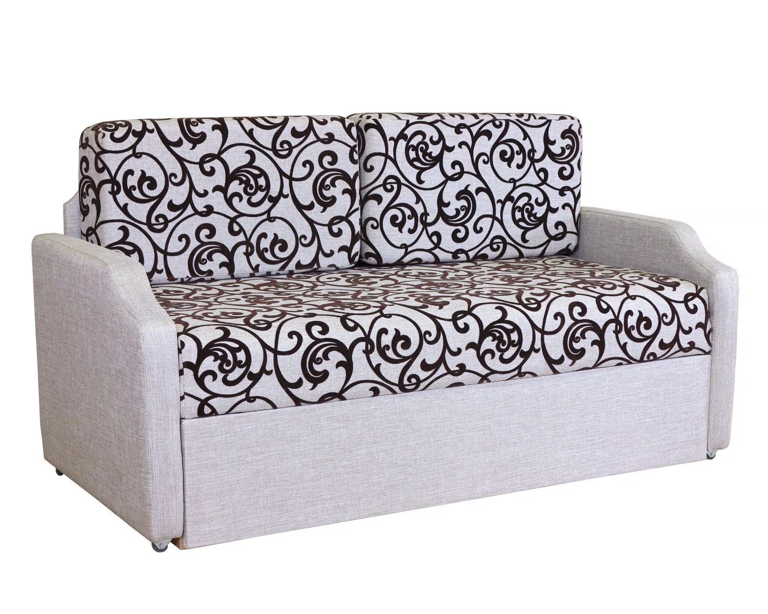 Изображение товара Кушетка Малыш шенилл бежевый узоры