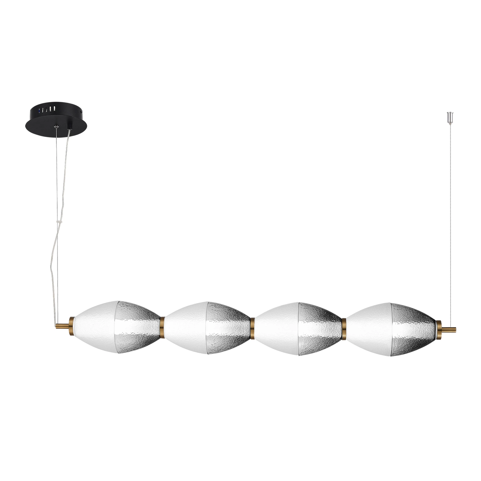 Изображение товара SL6130.403.24 Светильник подвесной ST-Luce Черный/Белый, Дымчатый LED 1*28W 3000K