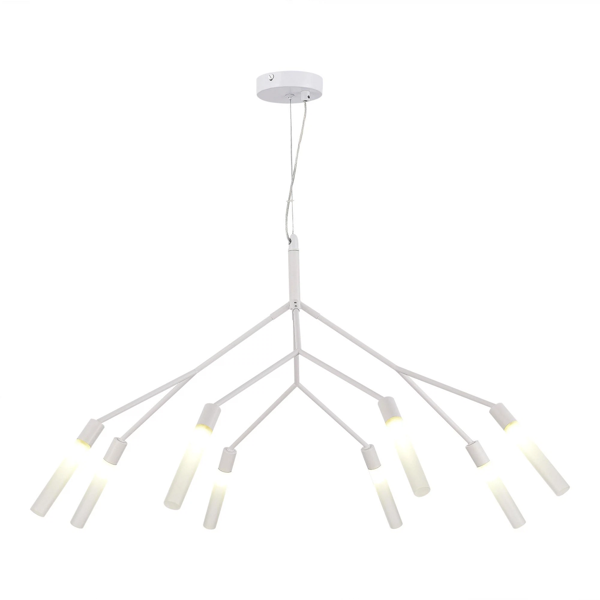 Изображение товара Подвесной светильник Белый G9 8x5W для стильного интерьера EVOLUCE