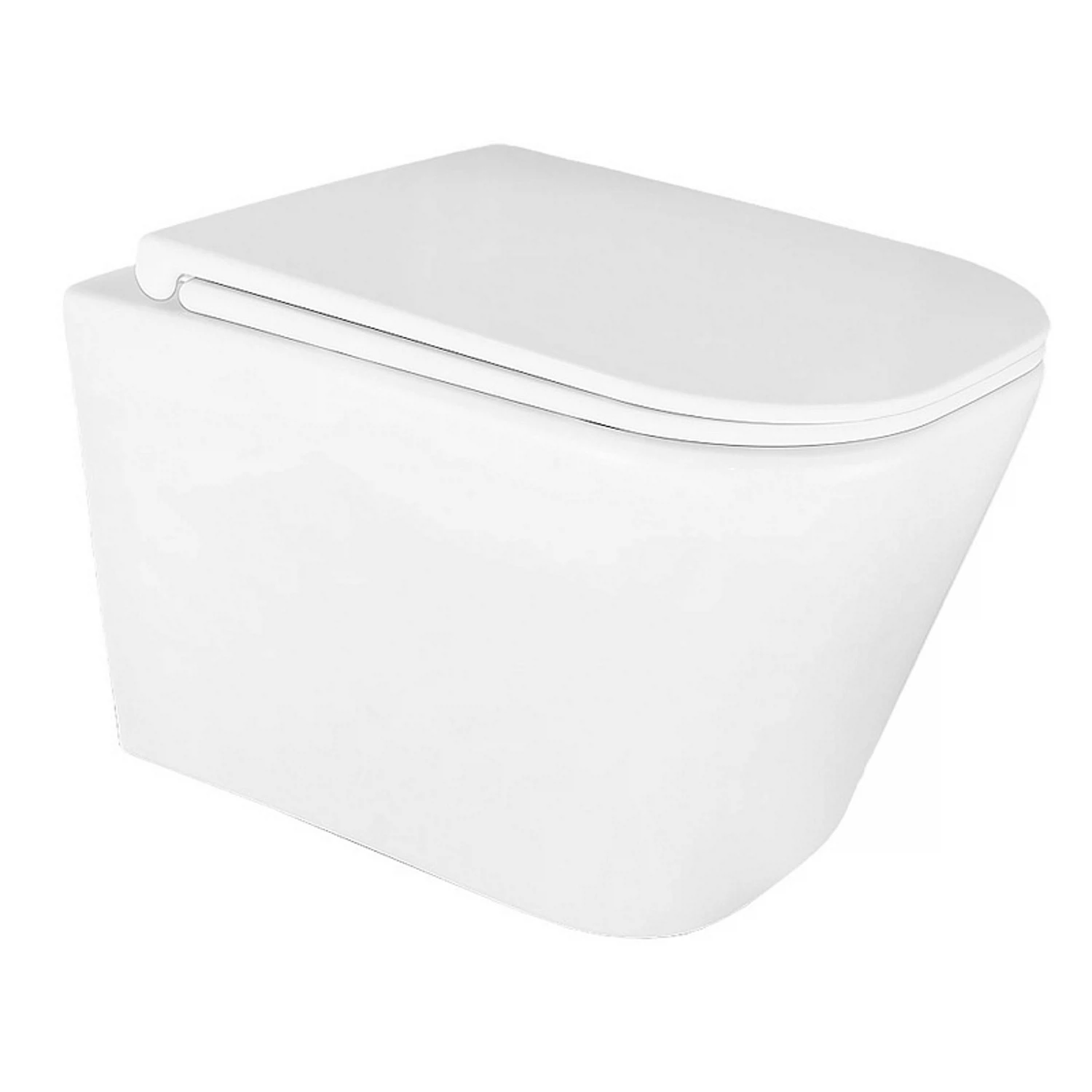 Изображение товара Подвесной безободковый унитаз Azario Esconda AZ-2805E с системой Торнадо и микролифтом