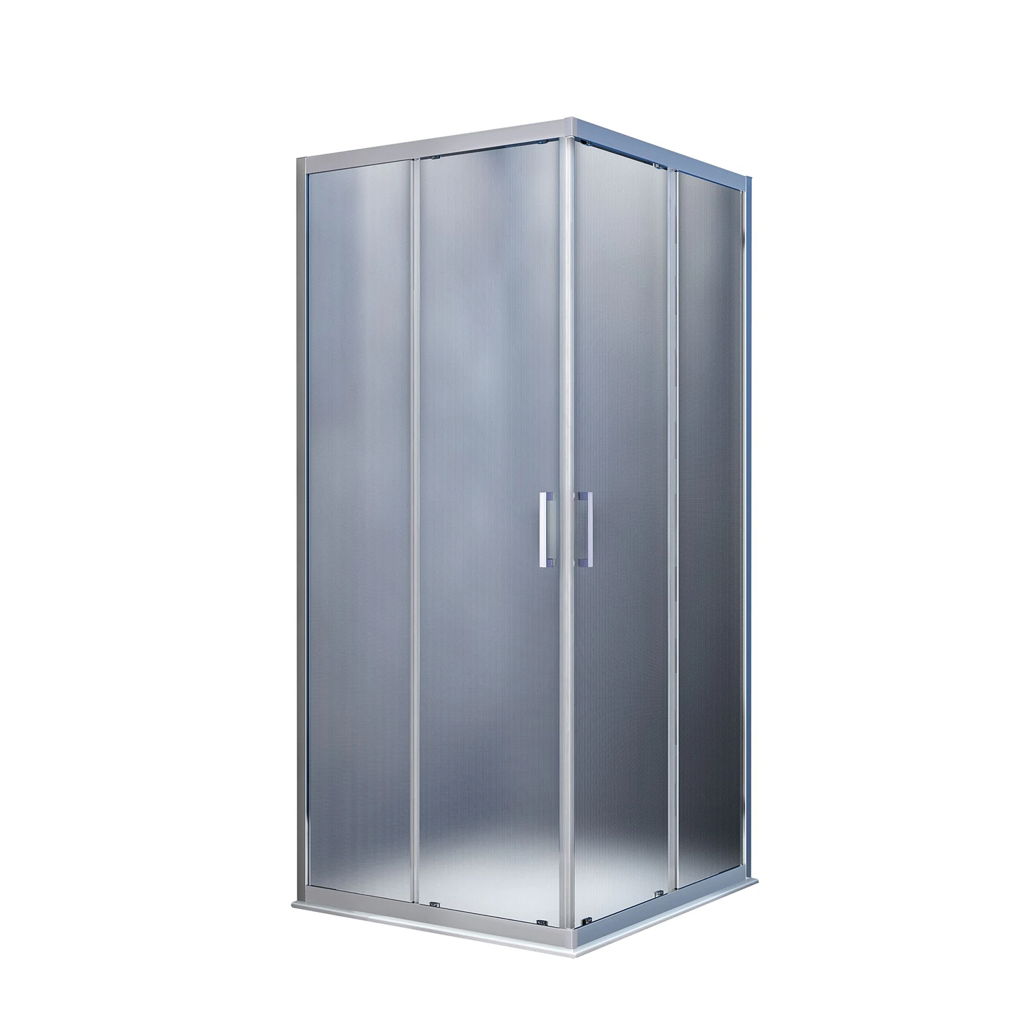 Изображение товара Душевой уголок Vincea Rapid 900х900 мм стекло текстурное хром Алюминий