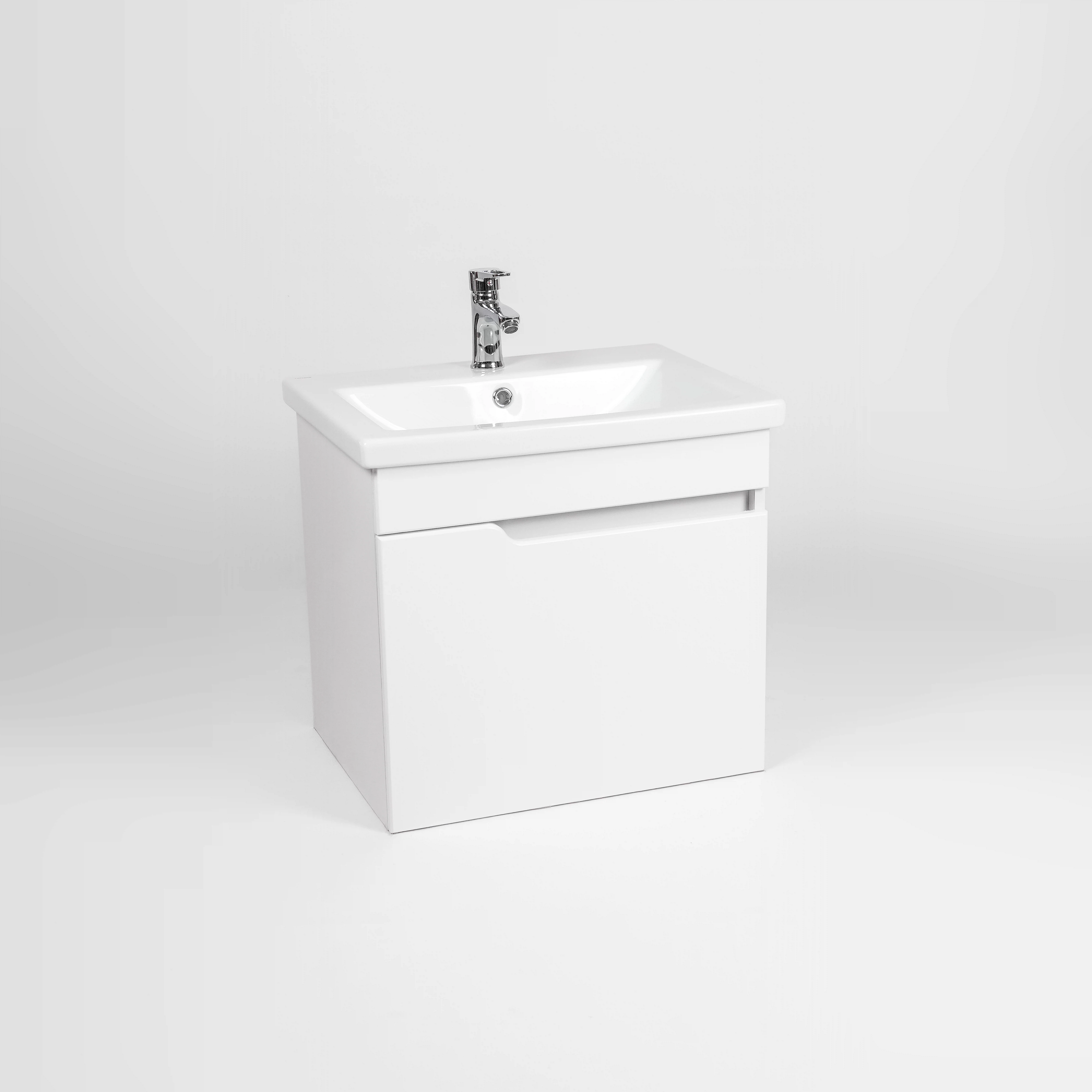 Изображение товара Подвесная тумба для ванной комнаты VIANT Куба белая 560x430x560 мм