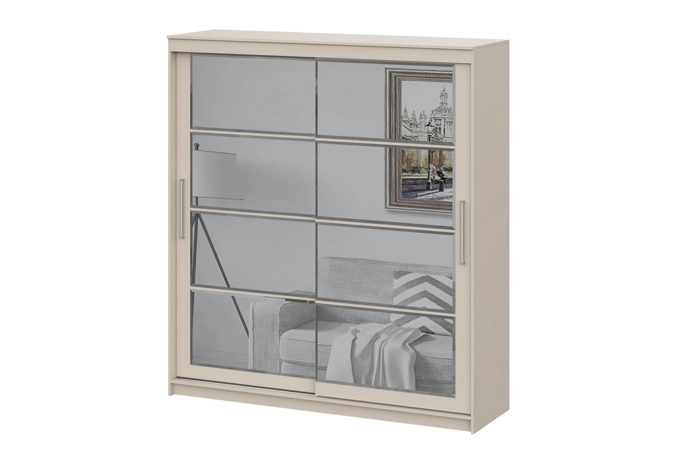 Изображение товара Шкаф-купе №3, Арника мебель, артикул 00-00164692, размер 60*200.1*220, Меланж