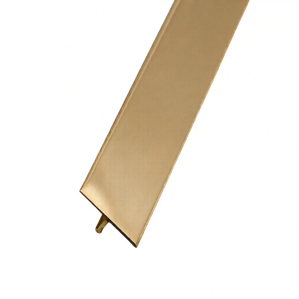 Изображение товара Порог Т-образный латунный Волшебная Палочка MSPCROL 209 20 мм 2.7 м Латунь полированная 00-00147665