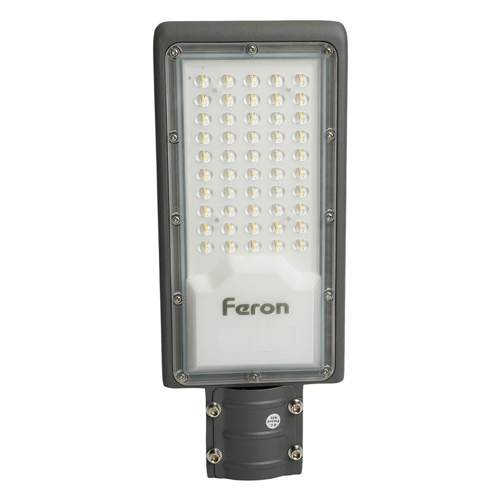 Изображение товара Светодиодный уличный консольный светильник Feron SP3031 30W 6400K 230V, серый Изображение товара Светодиодный уличный консольный светильник Feron SP3031 30W 6400K 230V, серый