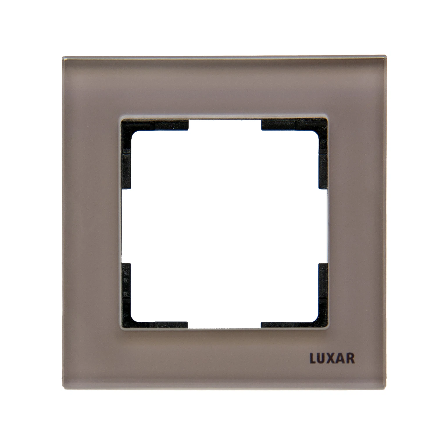 Изображение товара Рамка LUXAR Art 1 пост стекло мокко горизонтально вертикальная коричневая