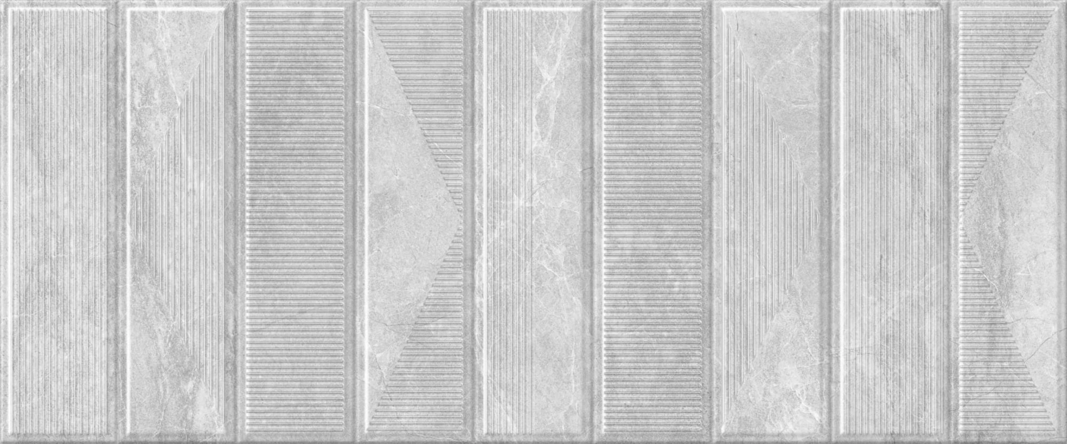 Изображение товара Декор керамический Cameo grey 25х60 для стен имитация камня серый