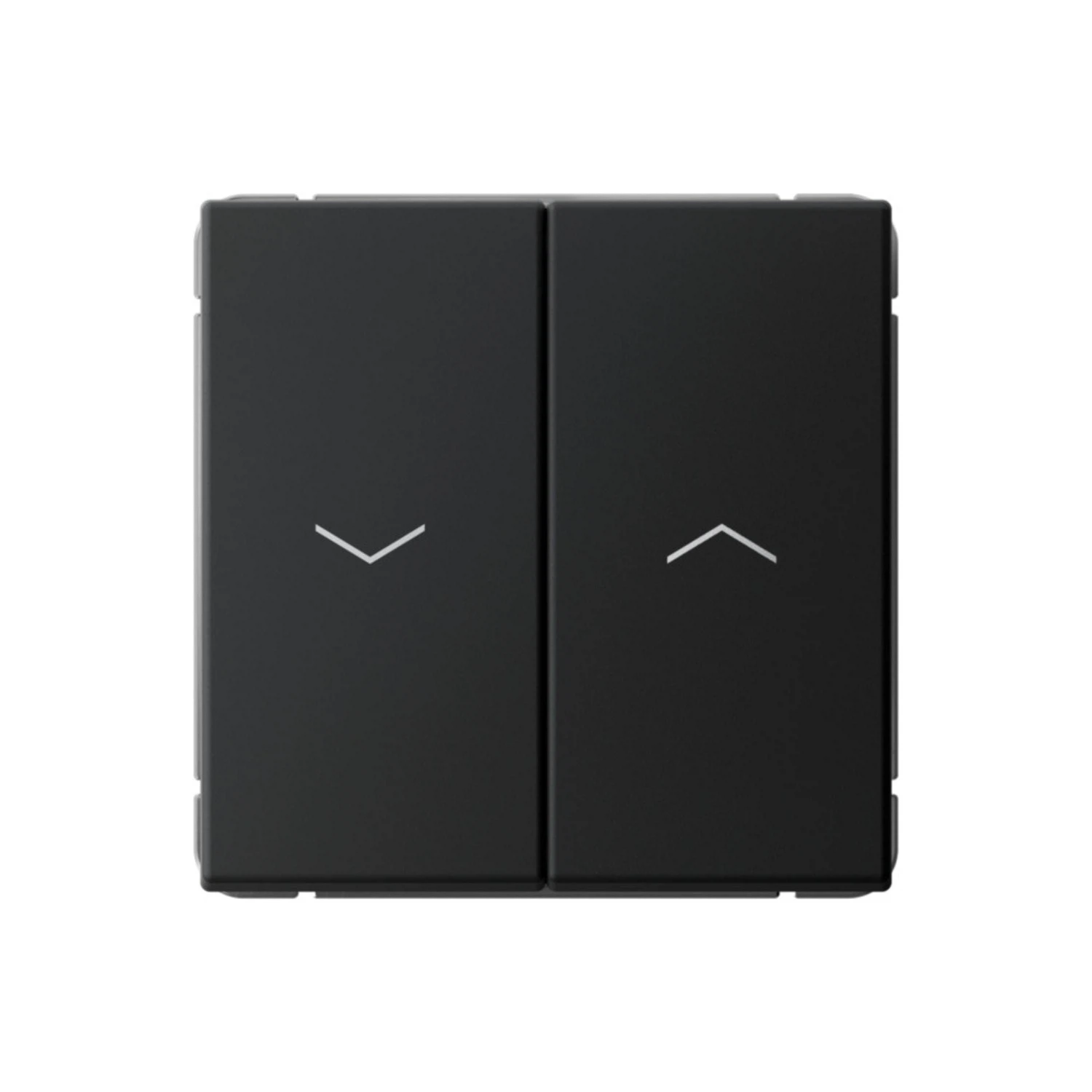 Изображение товара Выключатель 2-клавишный для жалюзи Systeme Electric ArtGallery Карбон, 2х сх.4, 10А, механизм