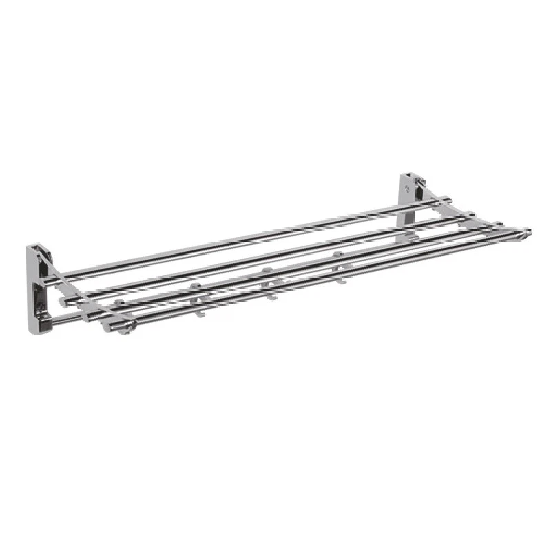 Изображение товара Полка для полотенец D-Lin D201906, хром, с 4 крючками