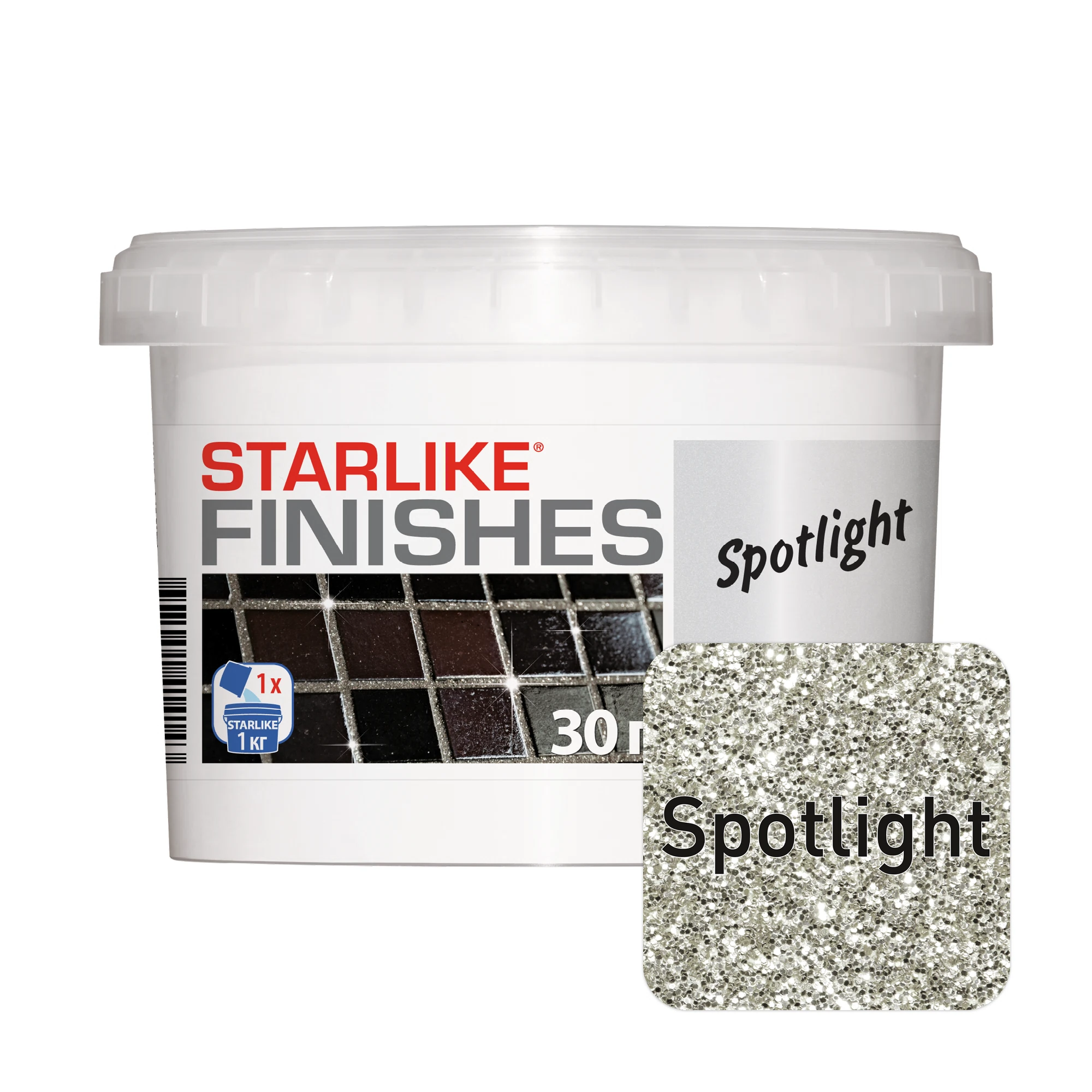 Изображение товара Добавка для затирок LITOKOL STARLIKE FINISHES SPOTLIGHT, блестящая, 0,03 кг