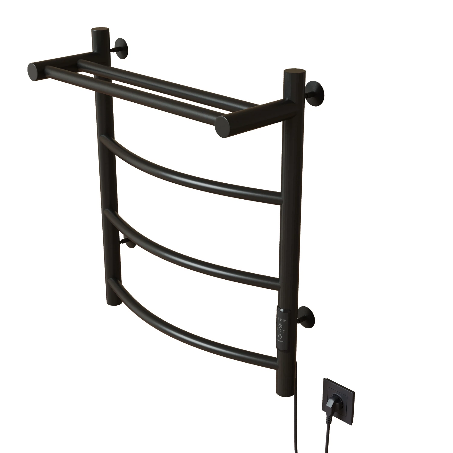 Изображение товара Электрический полотенцесушитель MIXLINE CAPELLA 60х50 таймер Вт 251 черный