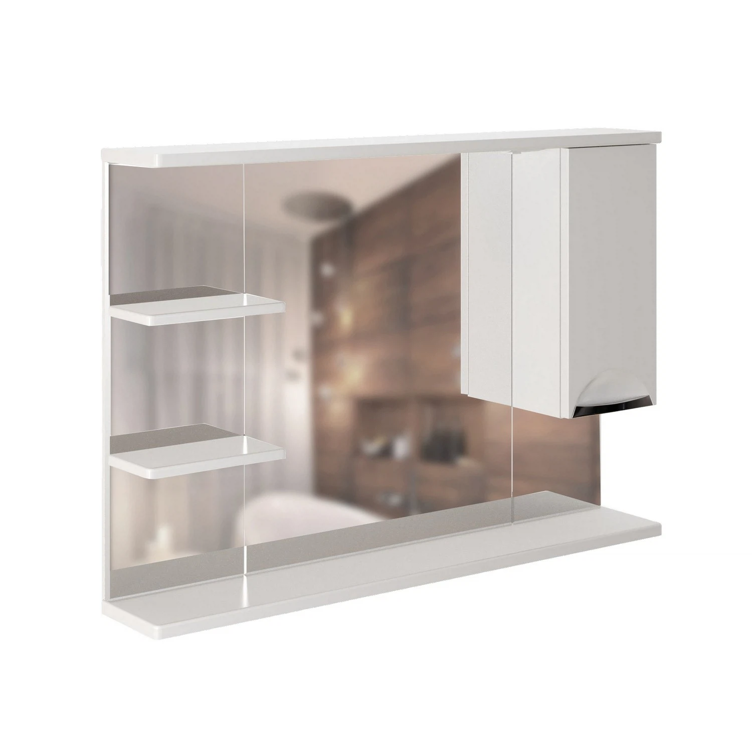 Изображение товара Шкаф навесной "ЭТЬЕН-100" правый с подсветкой (ПВХ)