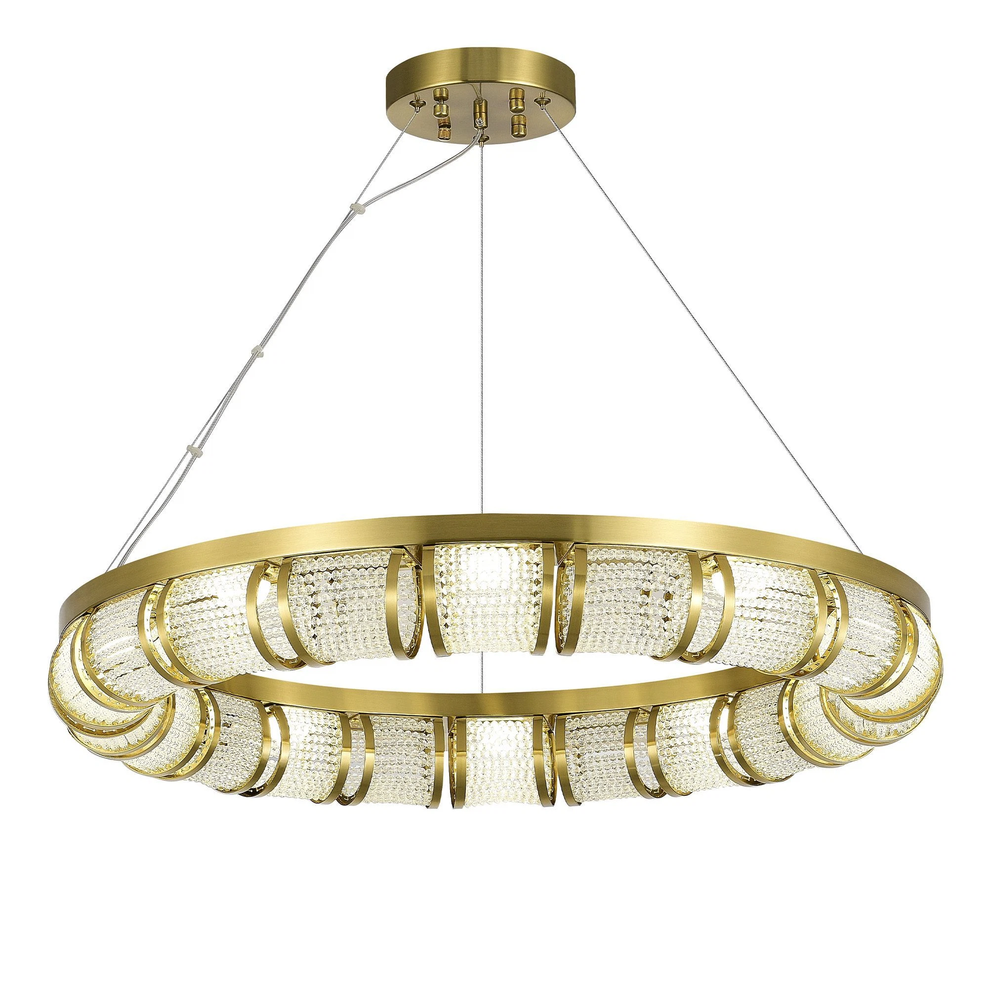 Изображение товара SL6011.313.01 Светильник подвесной ST-Luce Латунь/Прозрачный LED 1*65W