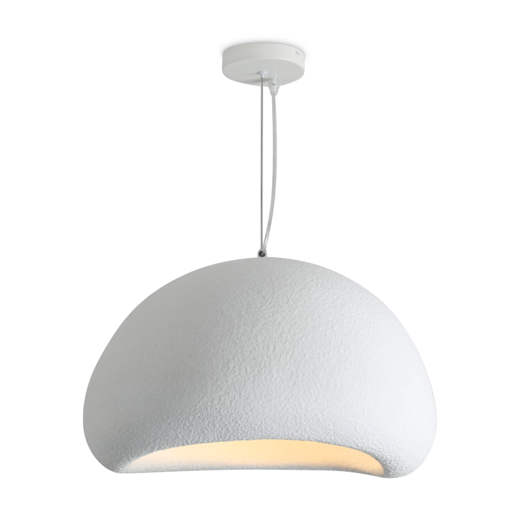 Изображение товара Подвесной светильник Freya Mound FR5428PL-01W1 белый, декоративный акрил, диаметр 50 см