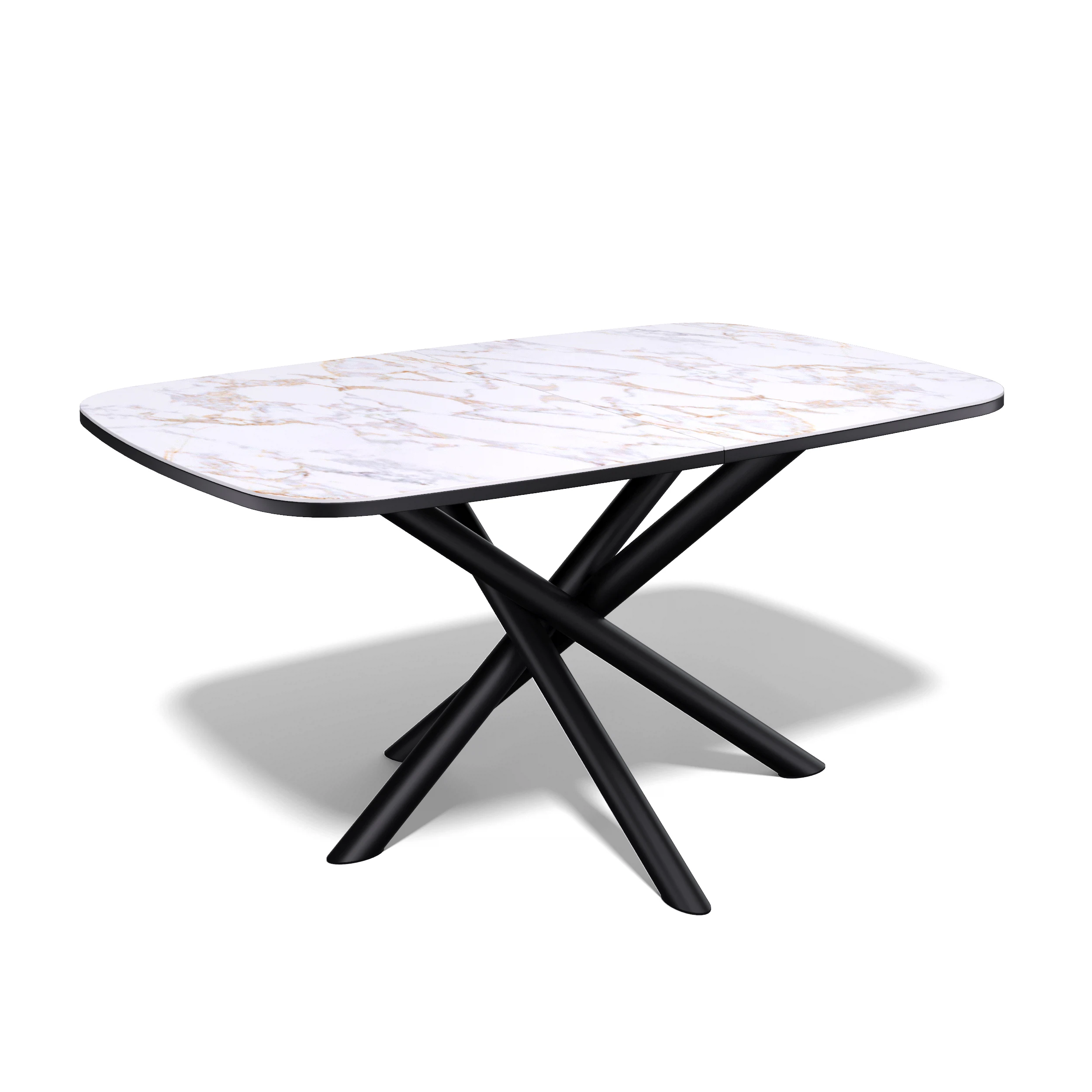 Изображение товара Стол Kenner DF1250, керамическая столешница, белый, современный дизайн