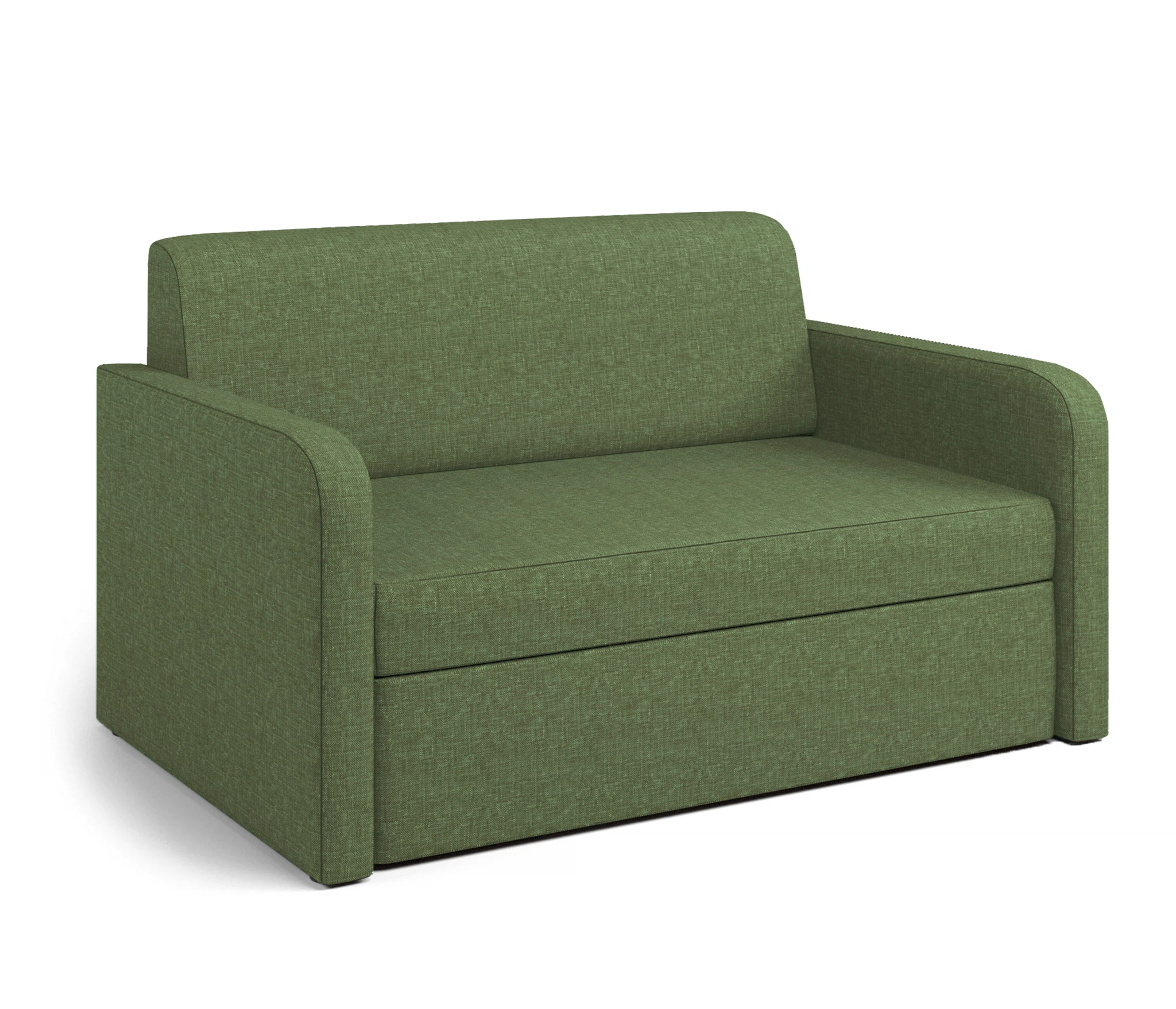 Изображение товара Диван-кровать Бит Куба зеленый с механизмом аккордеон