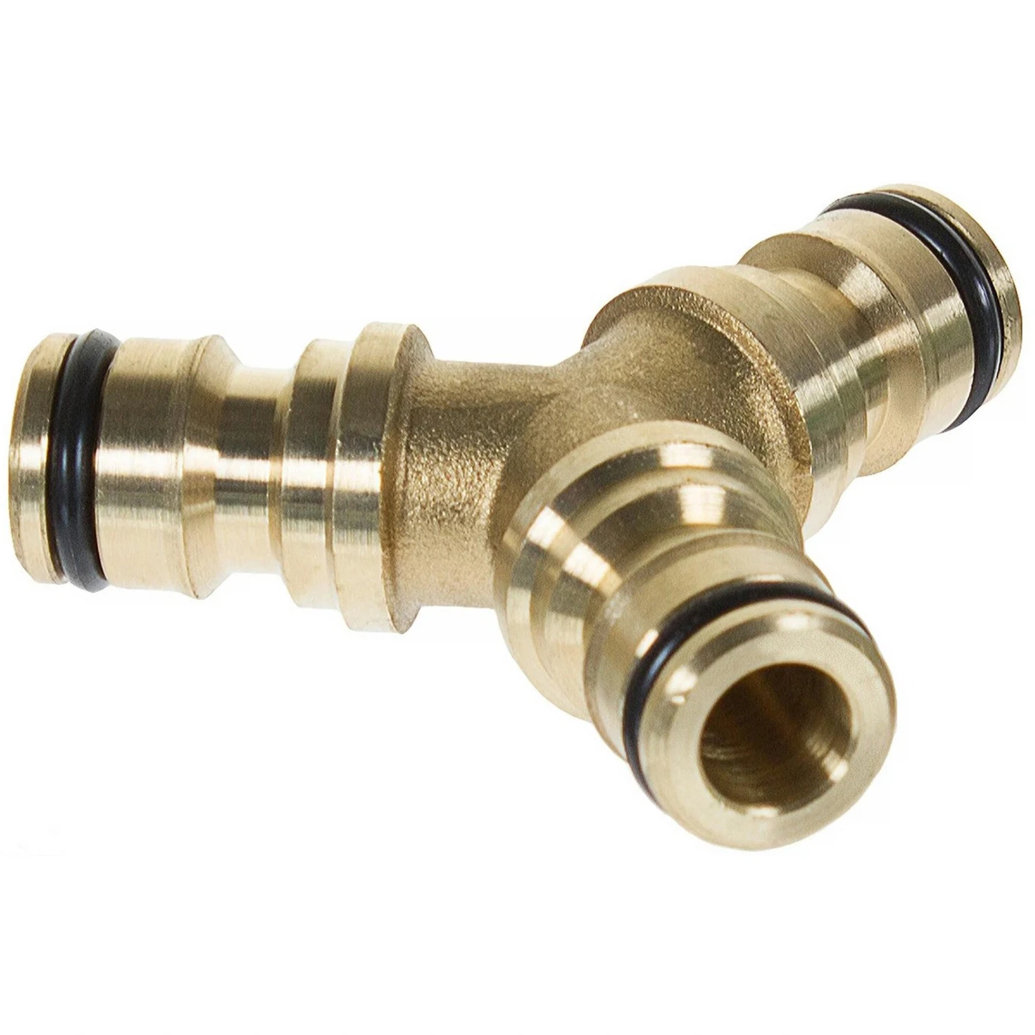 Изображение товара Тройник Y для быстросъемного соединения латунный 1/2 дюйма 7 см ЧЕТЫРЕ СЕЗОНА