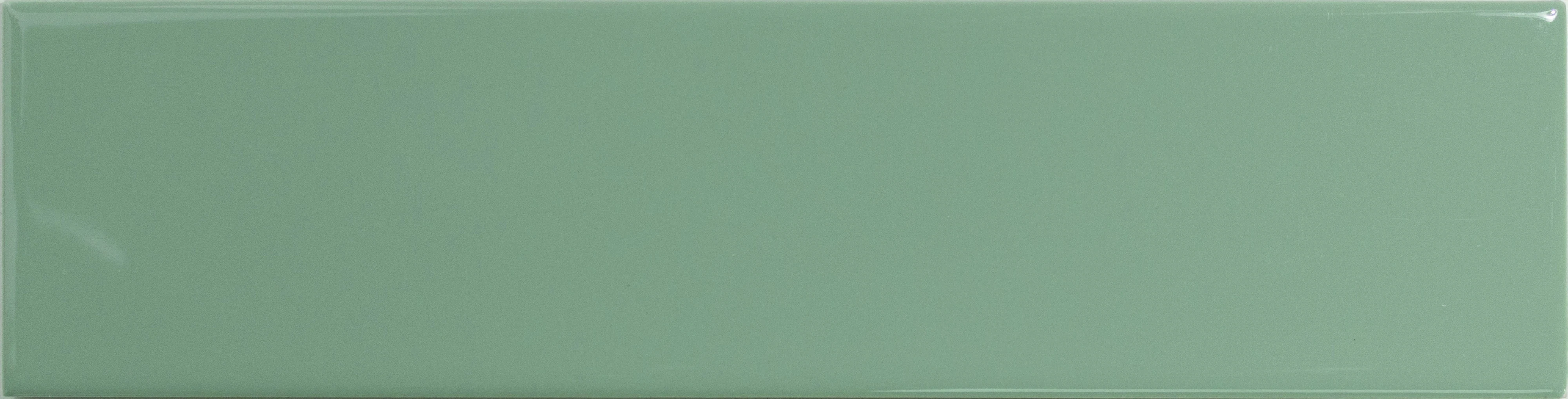 Изображение товара Плитка настенная Match Sage Gloss 6,25х25 зеленая глянцевая современный дизайн