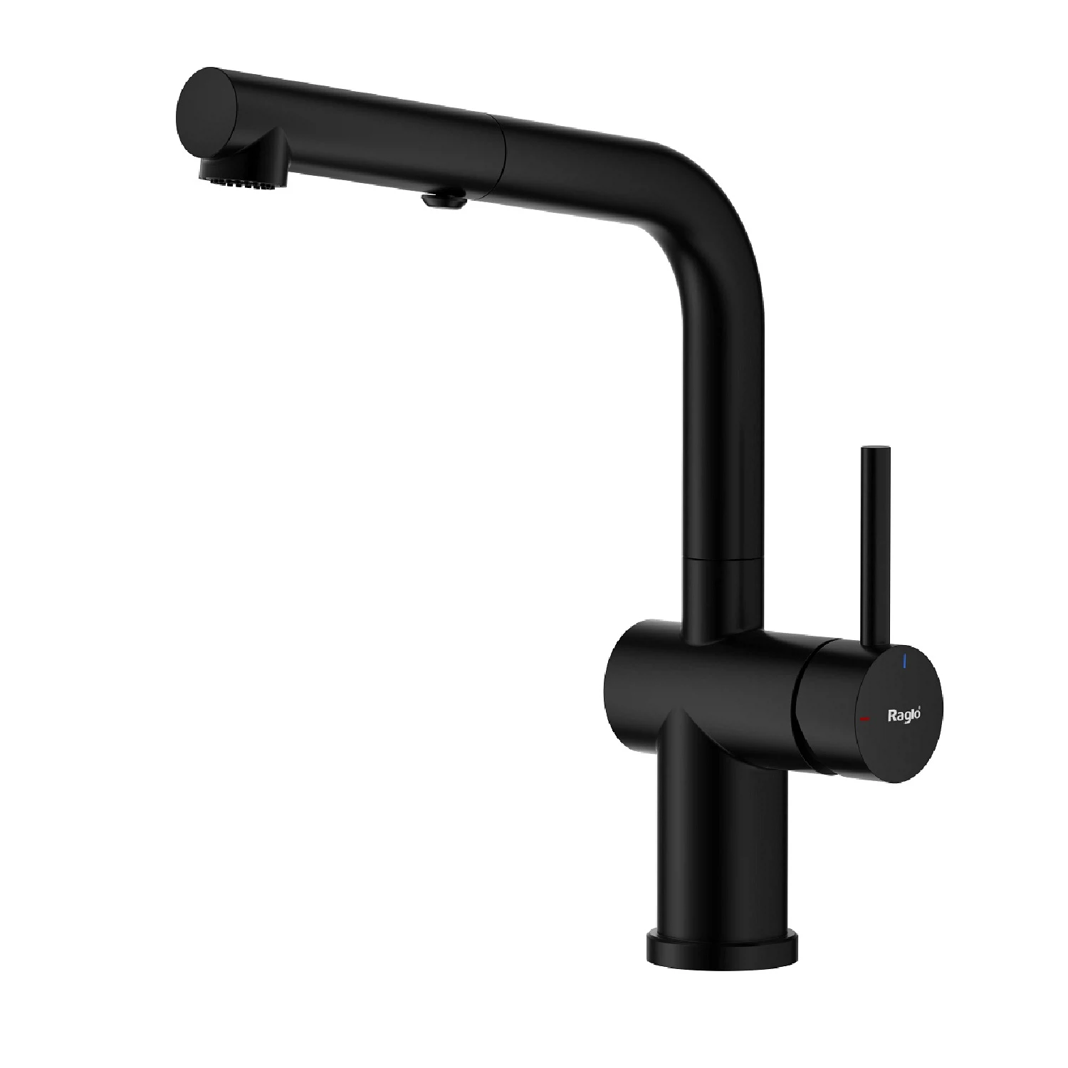 Изображение товара Смеситель для кухни с выдвижным изливом Raglo R86.49.06 черный