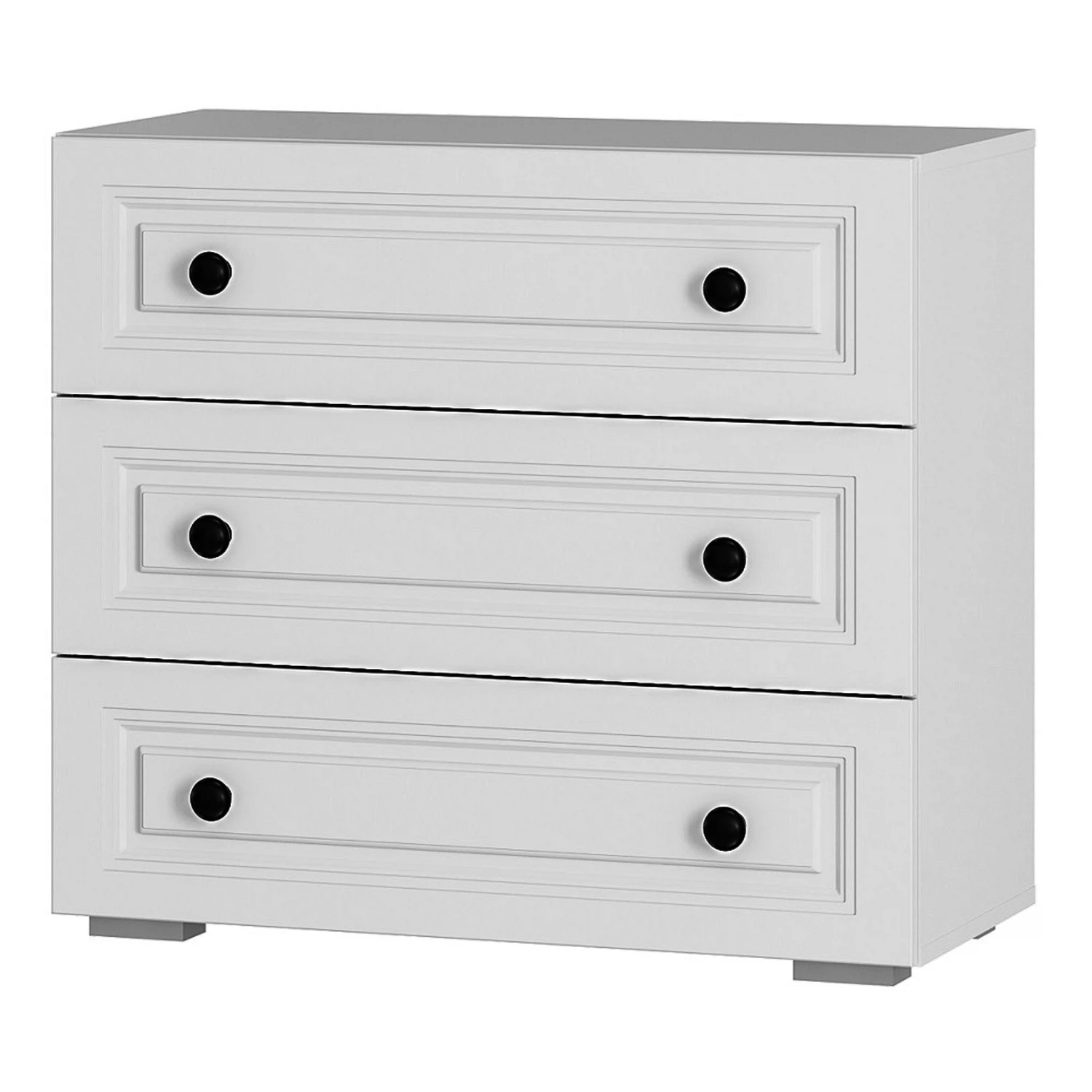 Изображение товара Комод с ящиками Софт в цвете белый от БТС Мебель, артикул 00-00143349, размер 37.2*80.2*71.4