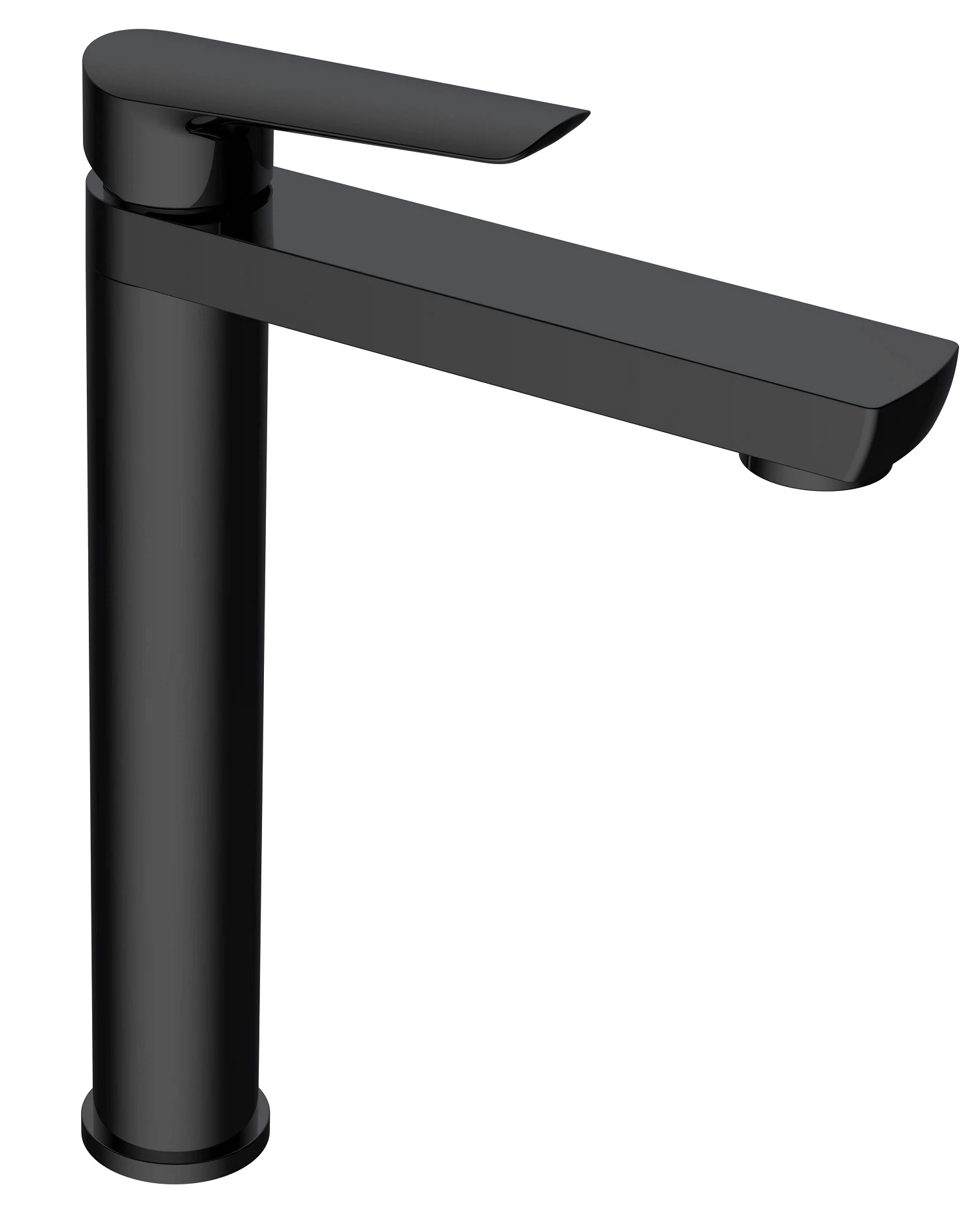 Изображение товара Рычажный смеситель для умывальника ESKO Lagos Black Black 26 мм с керамическим картриджем