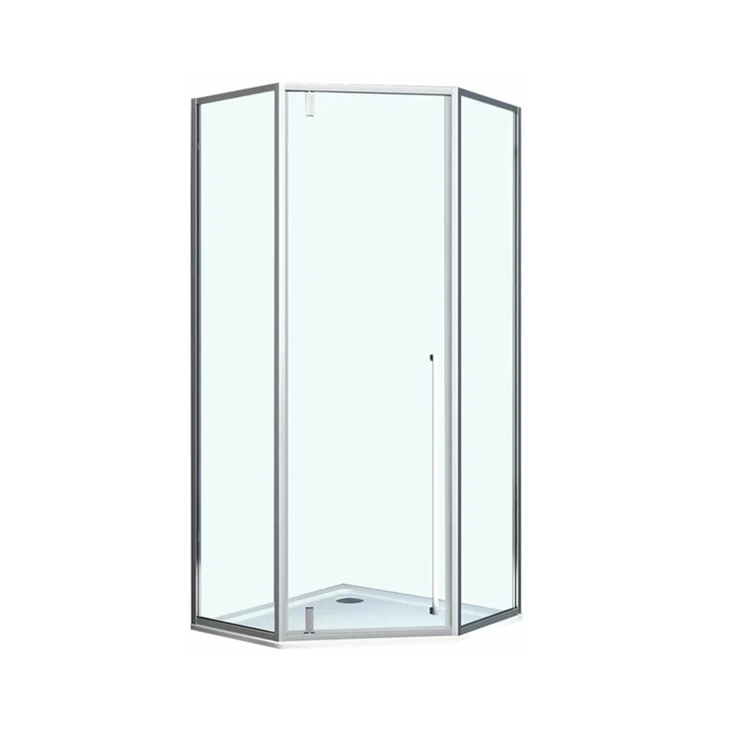 Изображение товара Душевой уголок Vincea Penta 900x900 мм стеклянный с распашной дверью