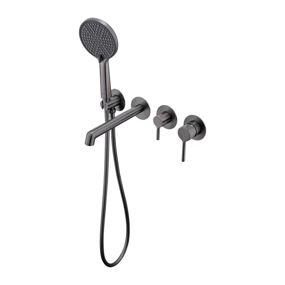 Изображение товара Смеситель для ванны встраиваемый Raglo R20.32.09, графит