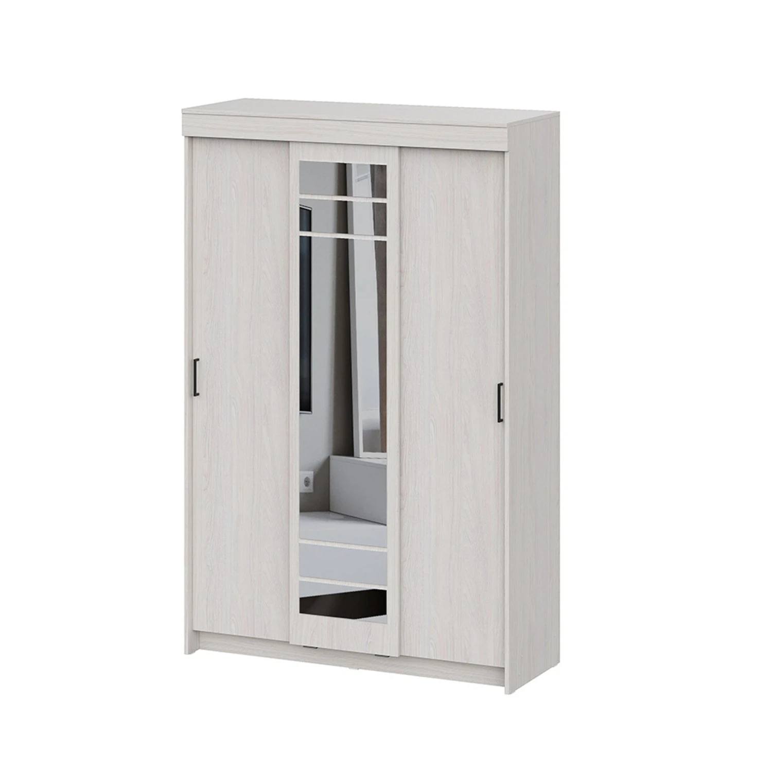 Изображение товара Шкаф-купе Арника Мебель ШКП 7 Ясень Анкор светлый двудверный