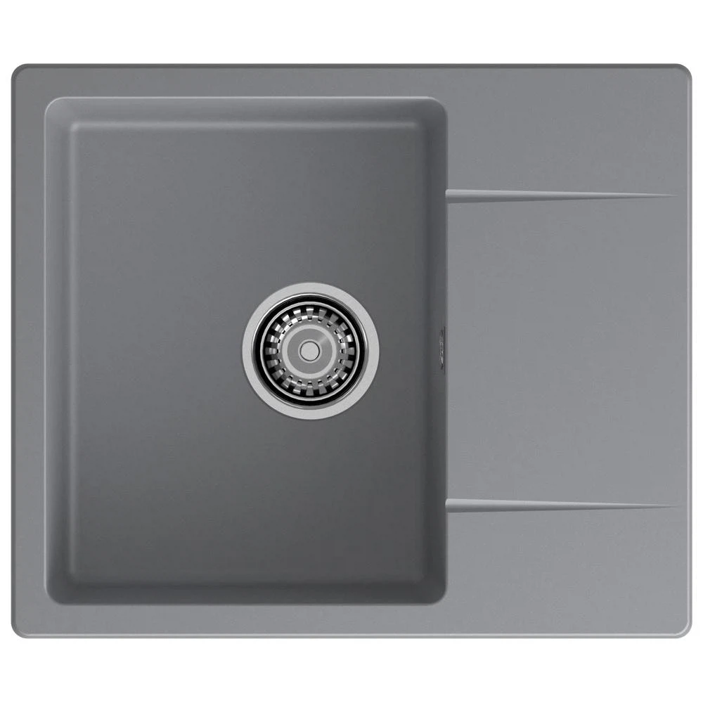 Изображение товара Кухонная мойка GranFest URBAN 258L, темно-серый, кварц