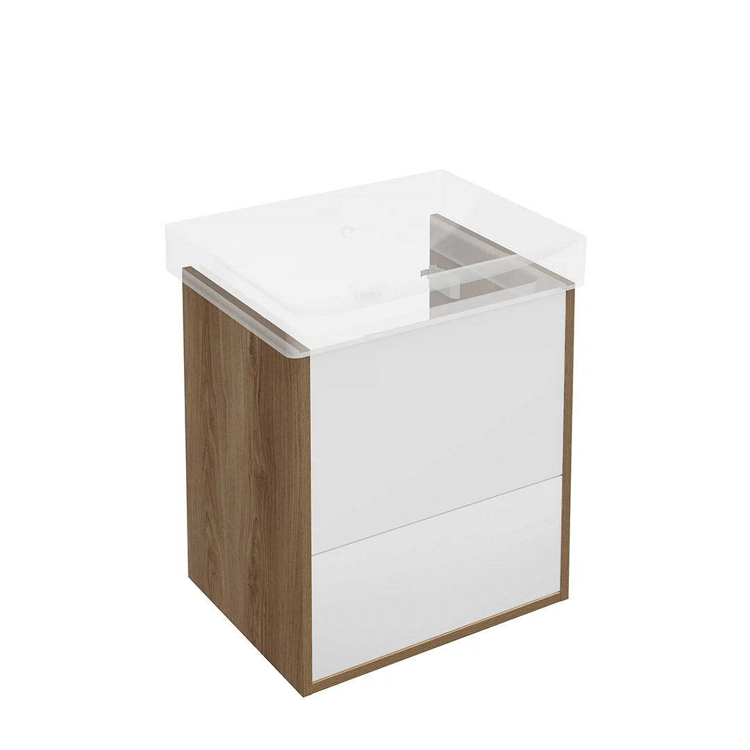 Изображение товара Тумба под раковину PRO 55 см подвесная 2 ящика Kerama Marazzi