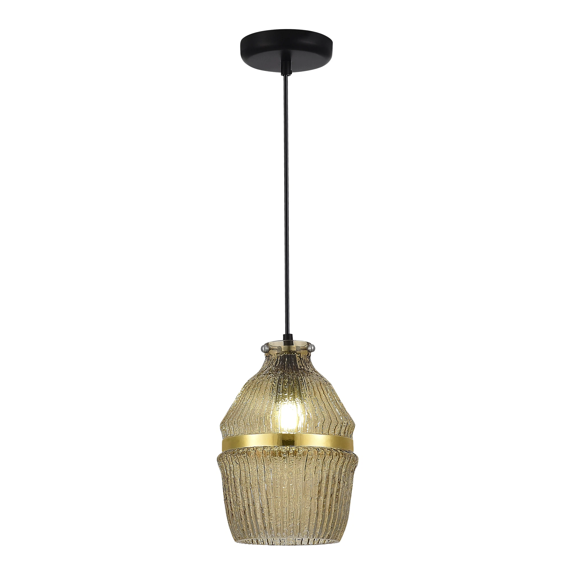 Изображение товара Подвесной светильник ST LUCE E27 стильный черный/янтарный 40W Изображение товара Подвесной светильник ST LUCE E27 стильный черный/янтарный 40W