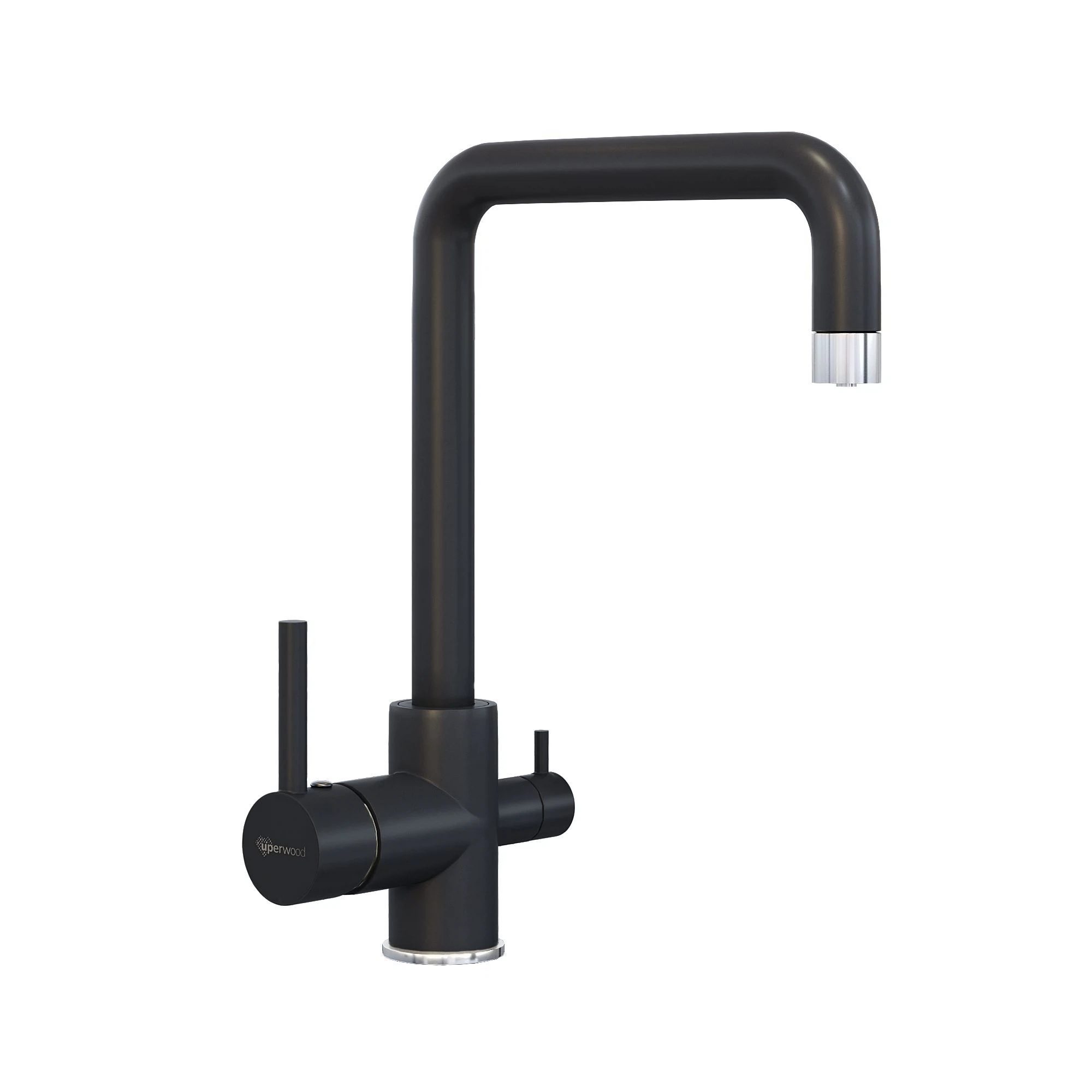 Изображение товара Смеситель для кухни Uperwood UPD-004-01, с каналом для фильтрованной воды, хром/уголь