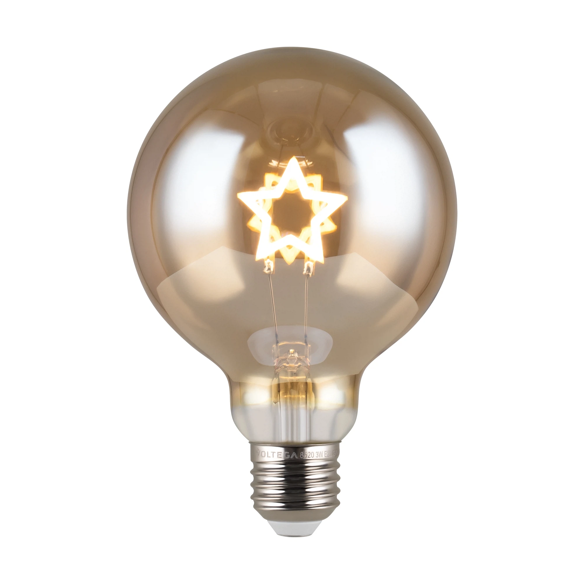 Изображение товара Декоративная лампа Voltega Loft 8520 Янтарный E27 3Вт.2700K