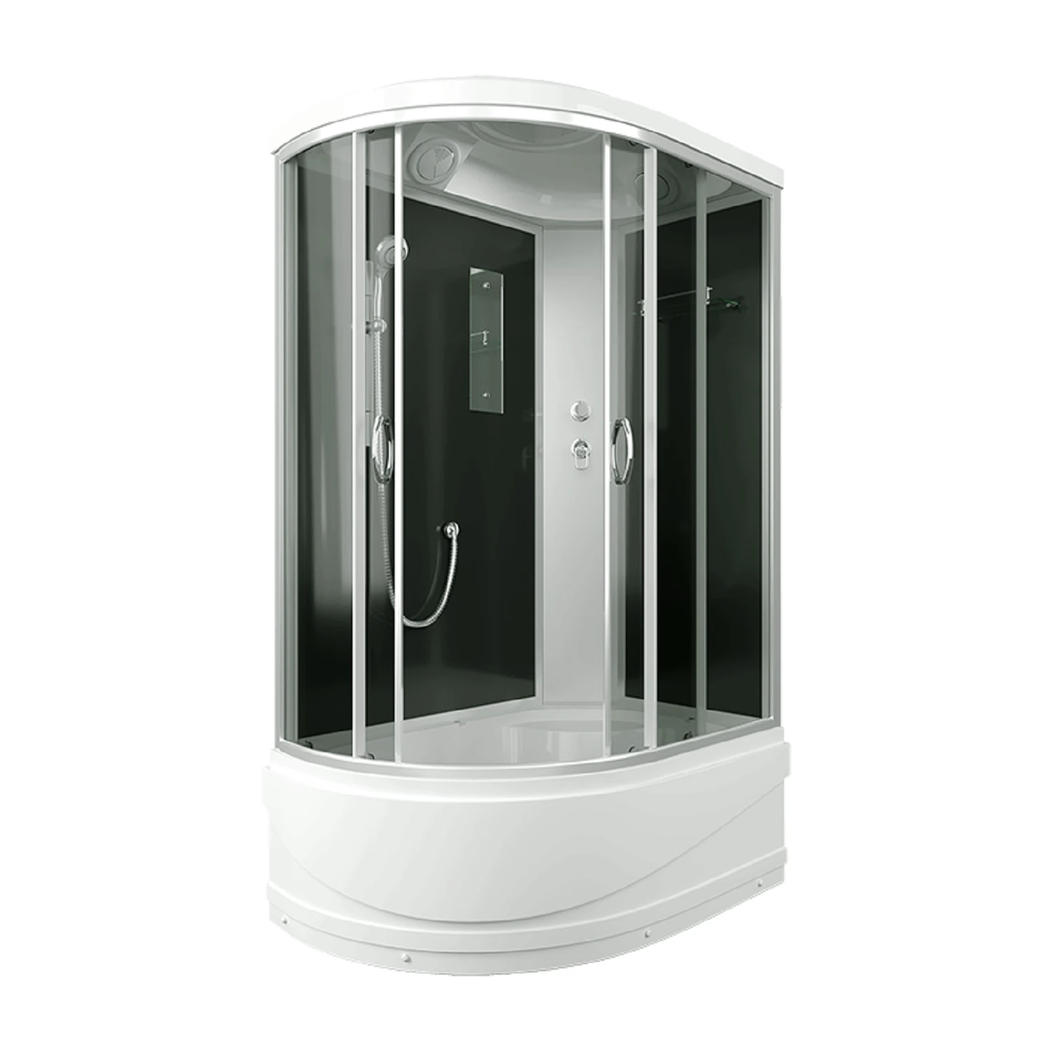 Изображение товара Душевая кабина ERLIT ER3512TPR-C2-RUS (1200*800*2150) Изображение товара Душевая кабина ERLIT ER3512TPR-C2-RUS (1200*800*2150)