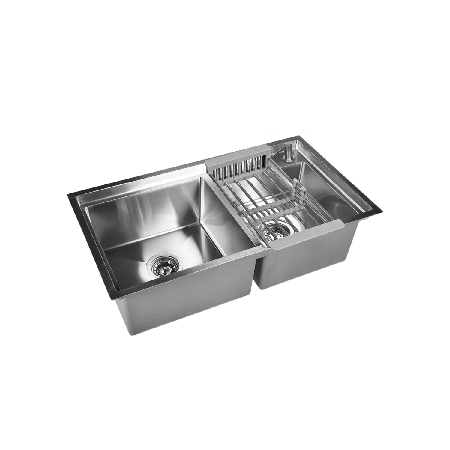 Изображение товара Мойка для кухни с двумя чашами WISENT WS37843-S/341-11-24/W405A