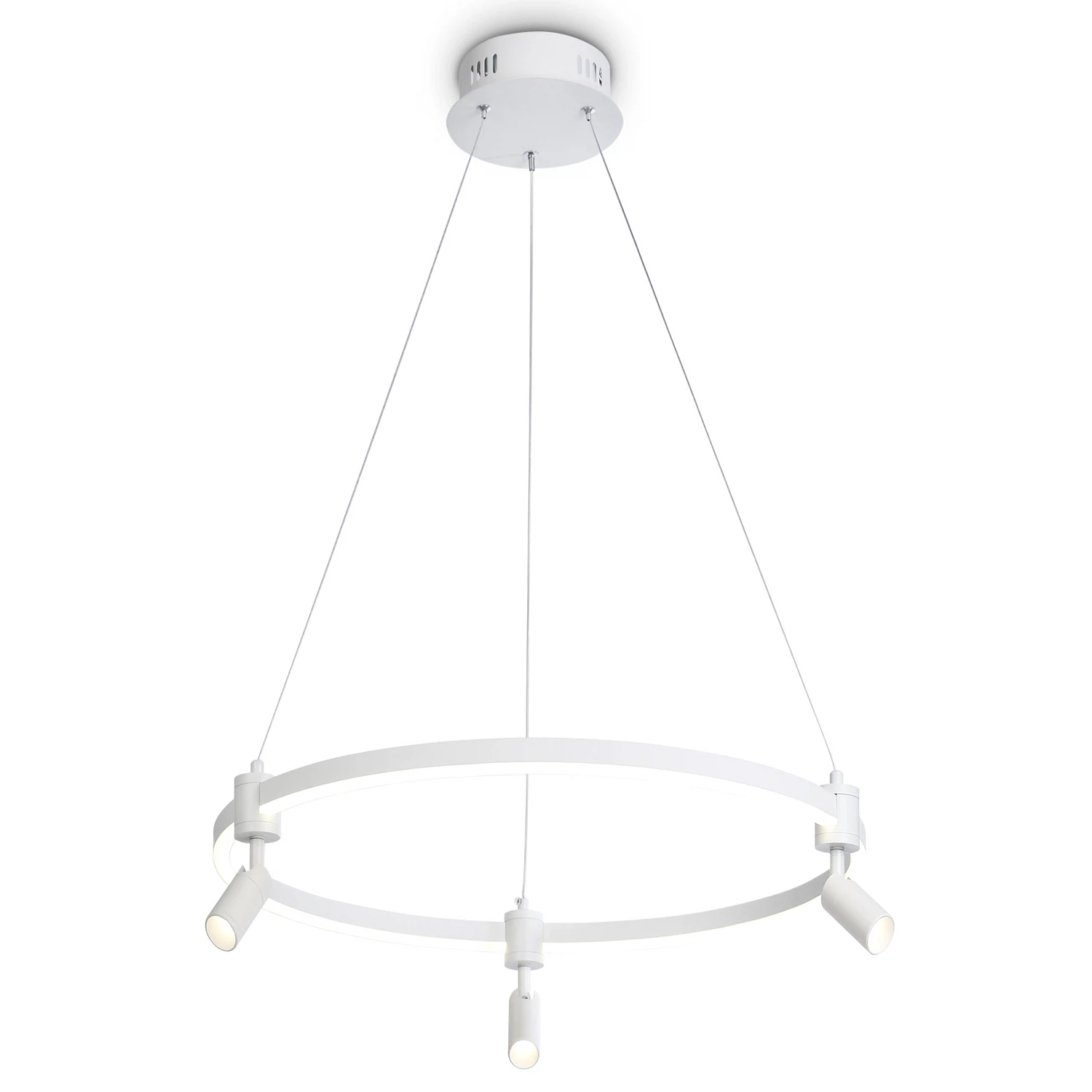 Изображение товара Подвесная светодиодная люстра FL5292 AMBRELLA LIGHT белая 54W для натяжных потолков